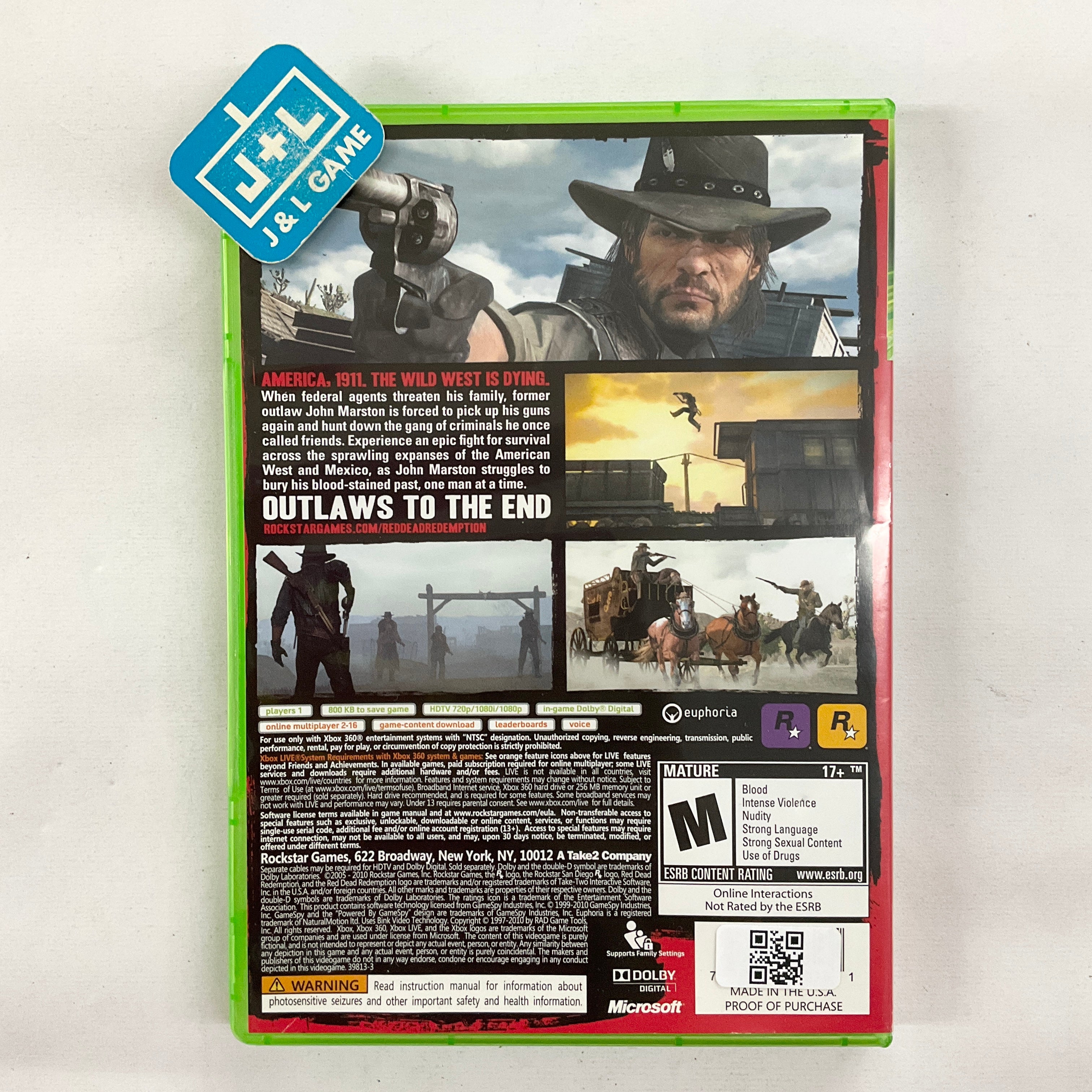 Red Dead Redemption - Xbox 360 [Pre-Owned] Video Games Rockstar Games   