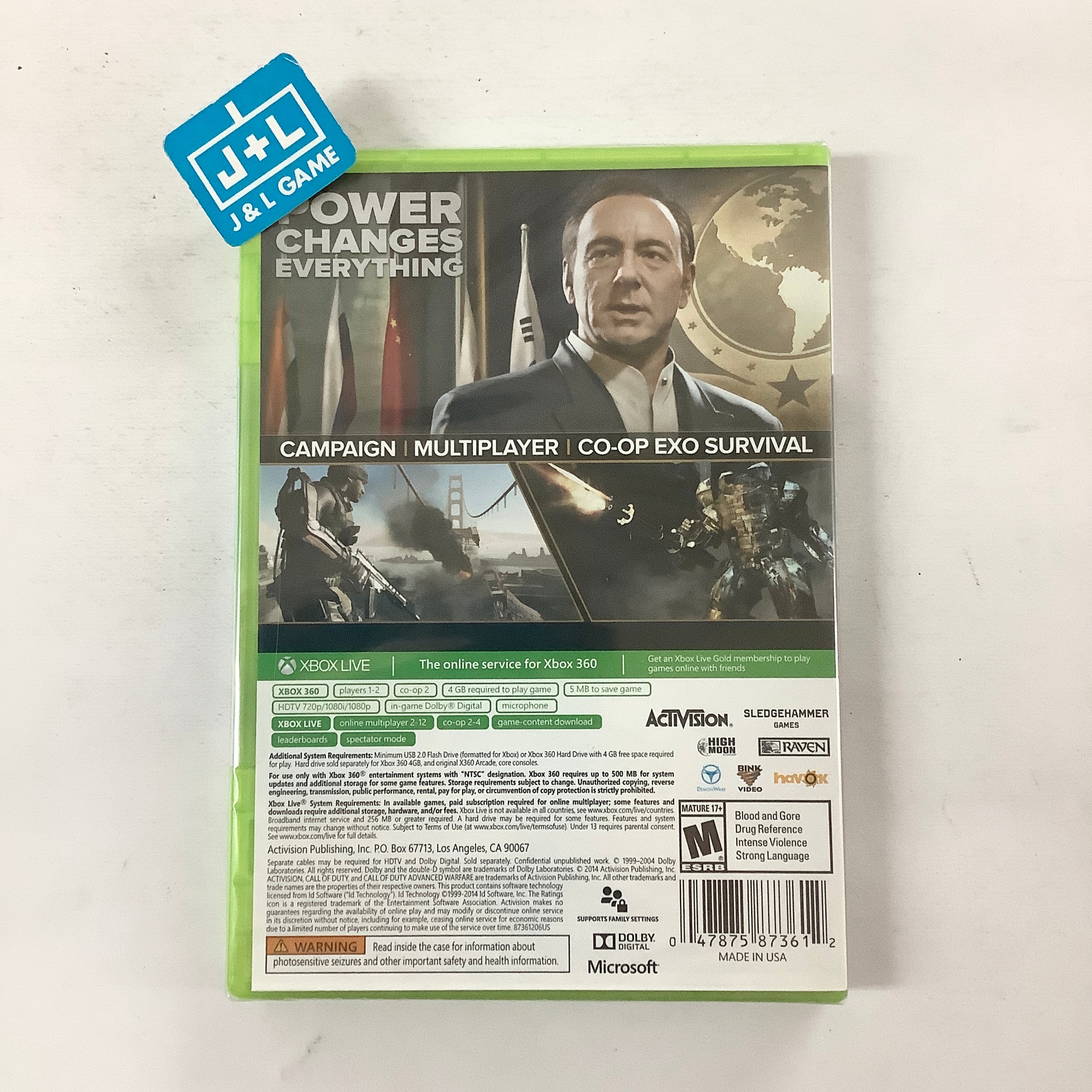 Call of Duty: Advanced Warfare - Xbox 360 Video Games ACTIVISION   