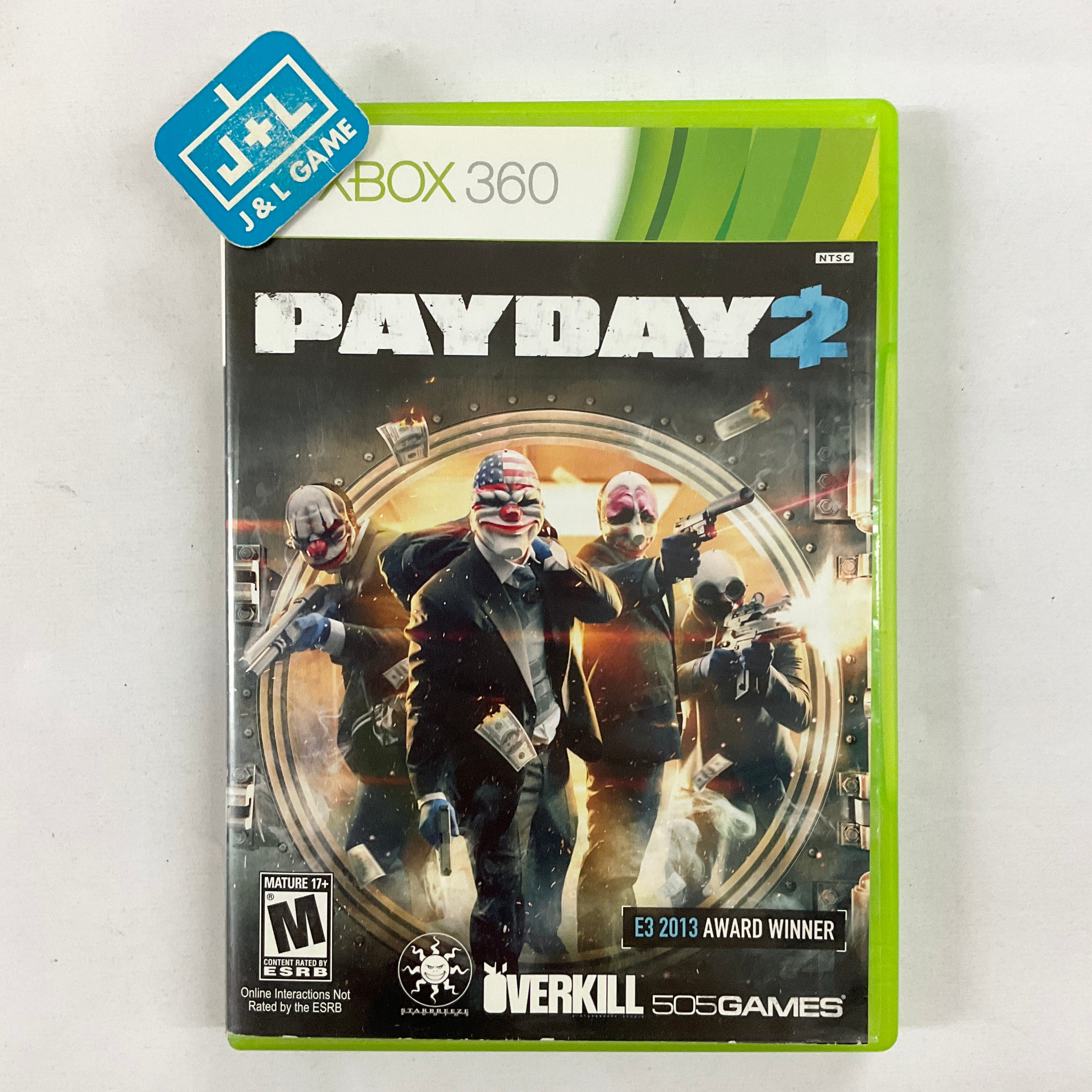 Payday 2 - Xbox 360 [Pre-Owned] Video Games 505 Games   