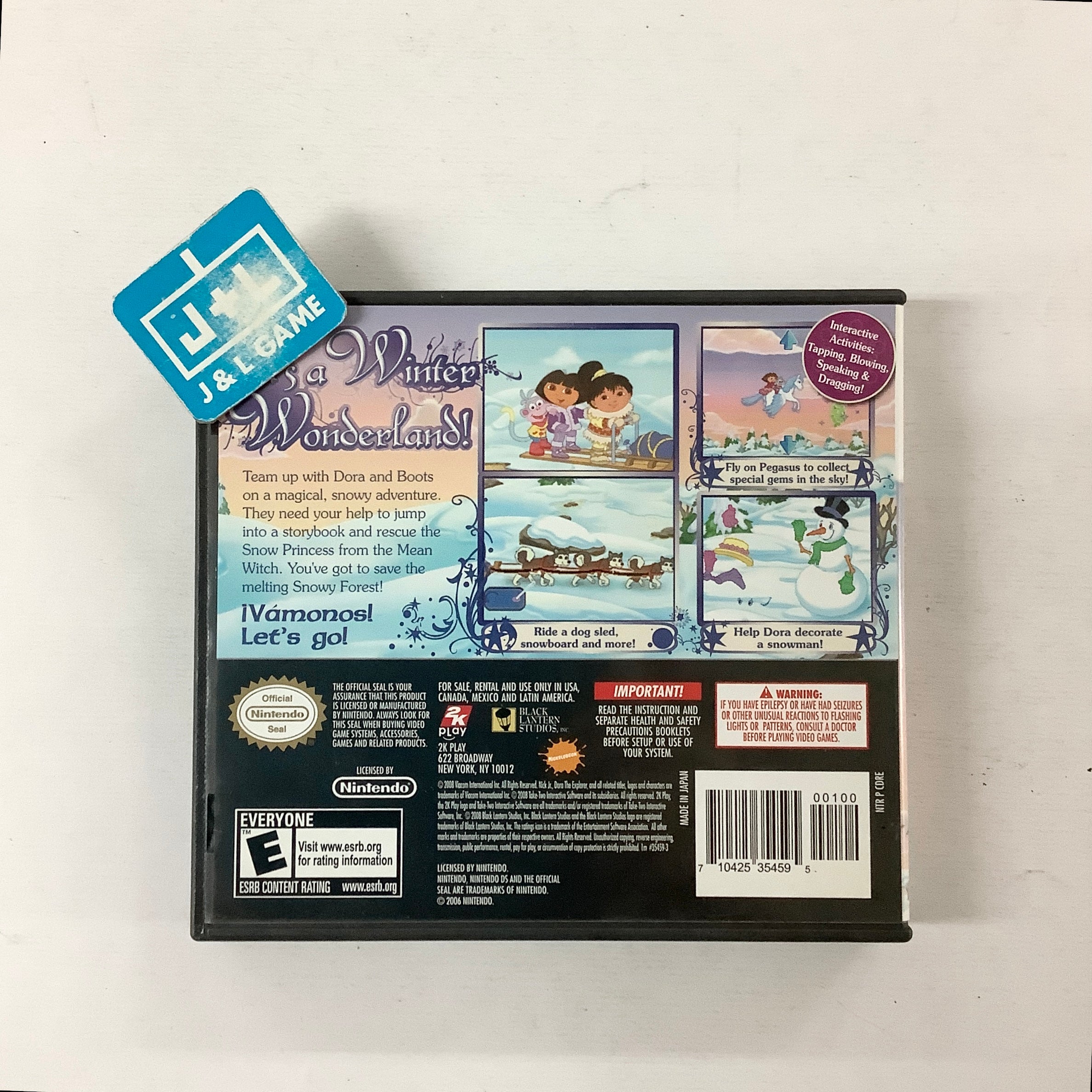 Dora Saves the Snow Princess - (NDS) Nintendo DS [Pre-Owned] Video Games Take-Two Interactive   