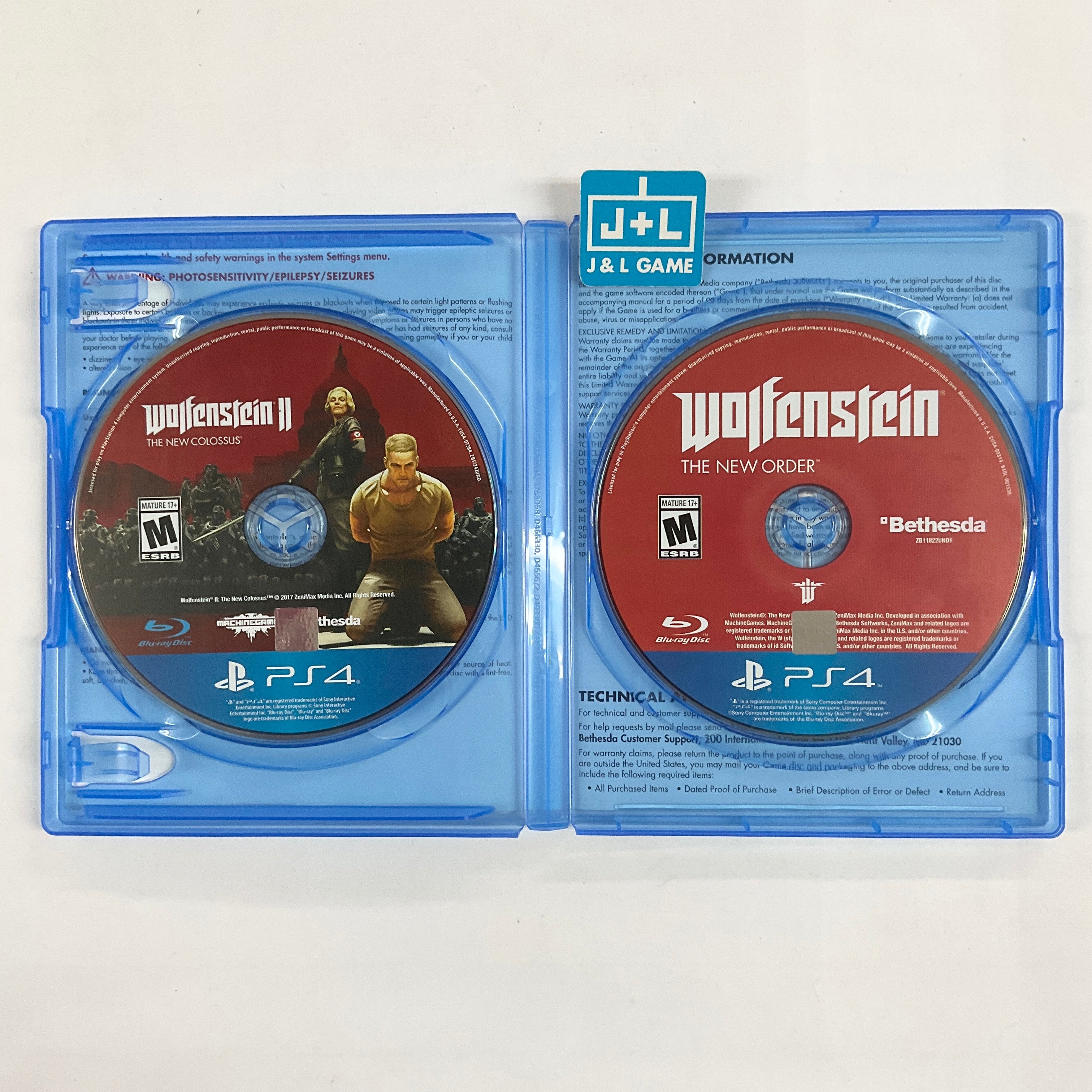 Wolfenstein: The Alternative History Collection - (PS4) PlayStation 4 [Pre-Owned] Video Games Bethesda   