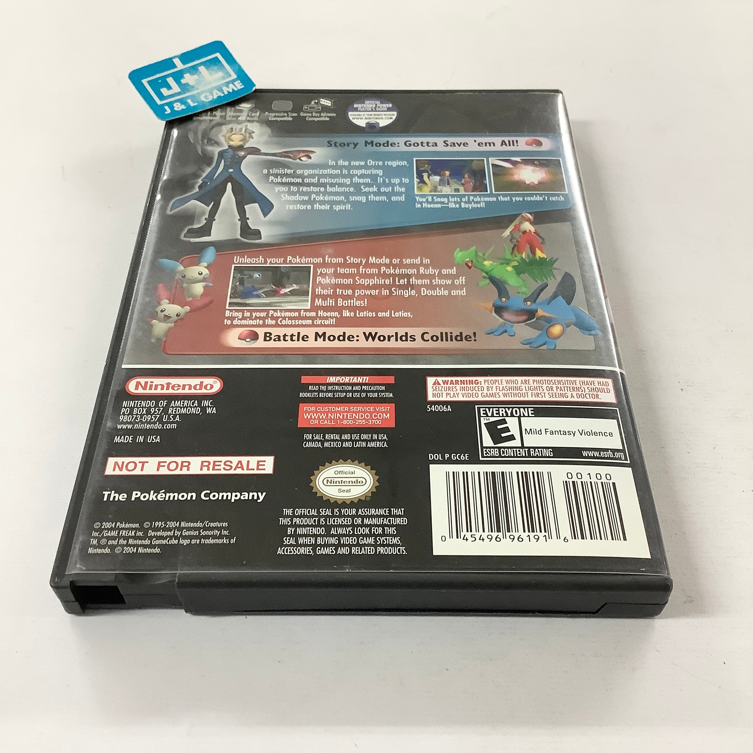 Pokemon Colosseum with Bonus Disc - (GC) GameCube [Pre-Owned] Video Games Nintendo   