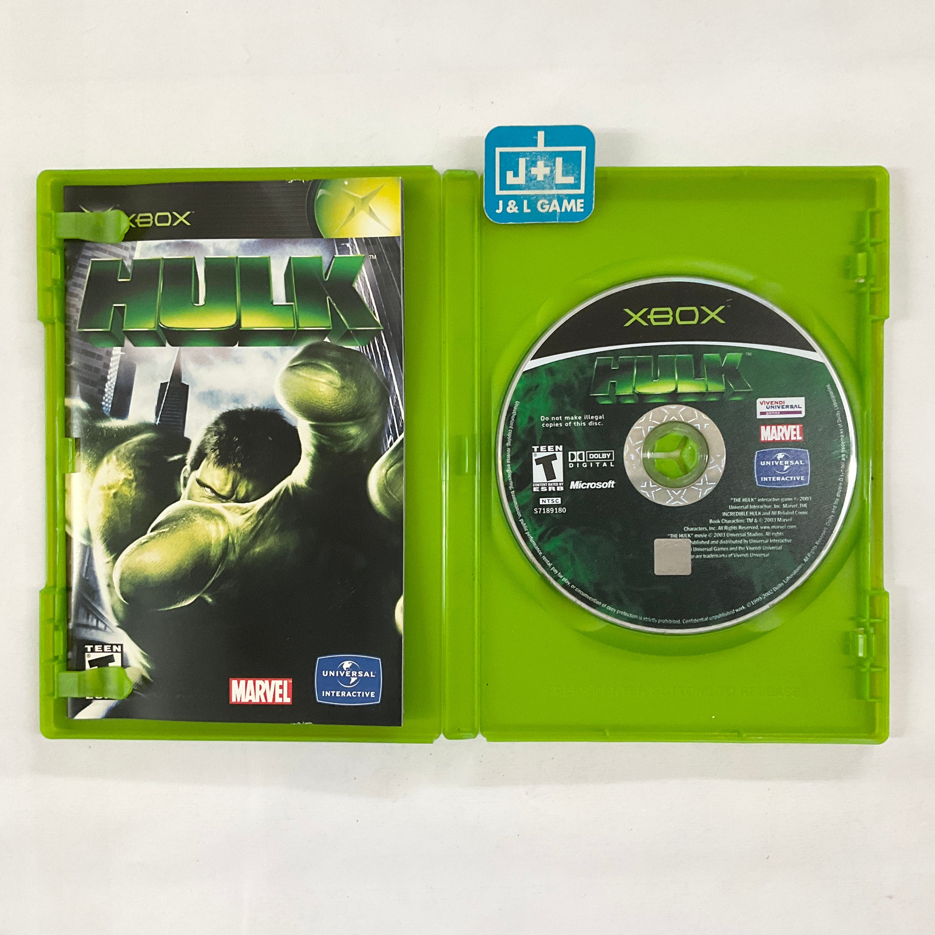 Hulk - (XB) Xbox [Pre-Owned] Video Games Universal Interactive   