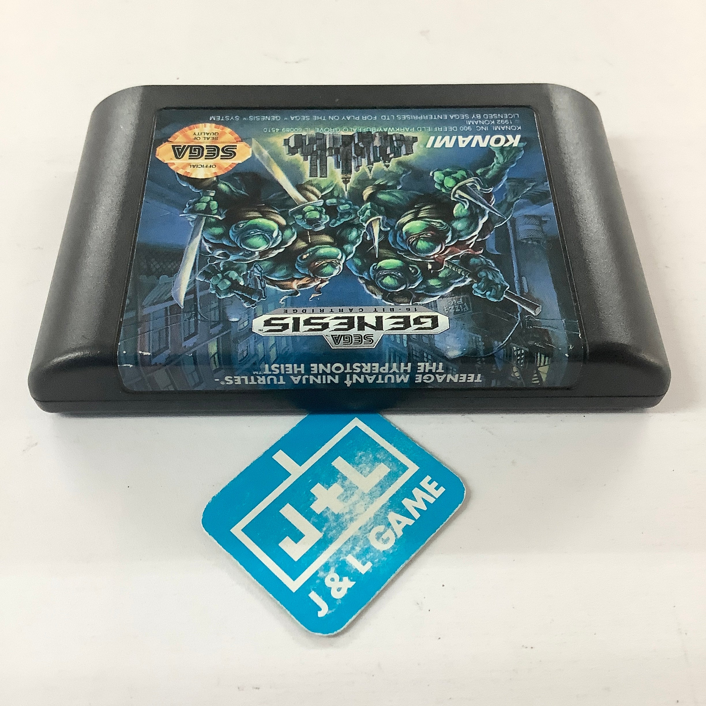 Teenage Mutant Ninja Turtles: The Hyperstone Heist - (SG) SEGA Genesis [Pre-Owned] Video Games Konami   