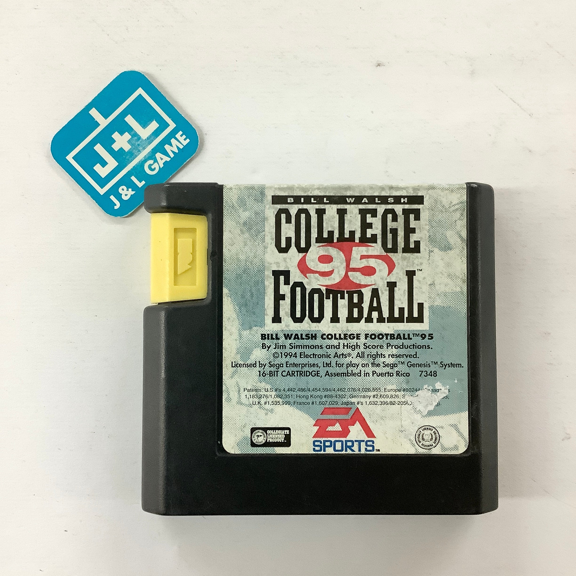 Bill Walsh College Football '95 - (SG) SEGA Genesis [Pre-Owned] Video Games EA Sports   