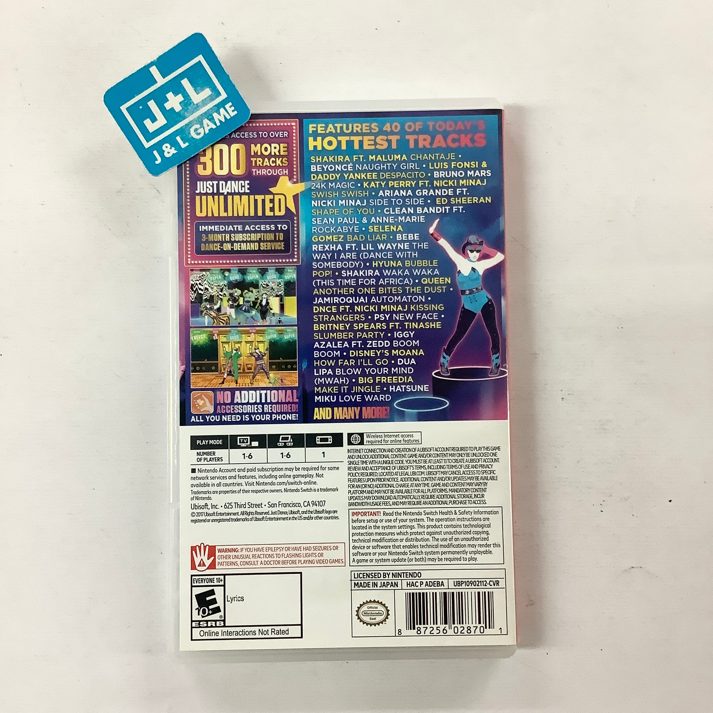 Just Dance 2018 - (NSW) Nintendo Switch [Pre-Owned] Video Games Ubisoft   