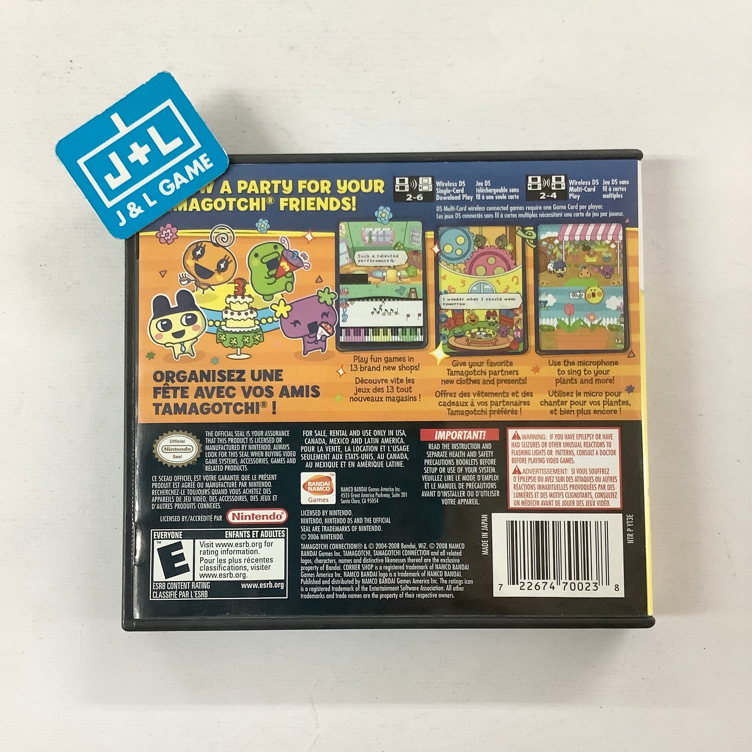 Tamagotchi Connection: Corner Shop 3 - (NDS) Nintendo DS [Pre-Owned] Video Games Nintendo   