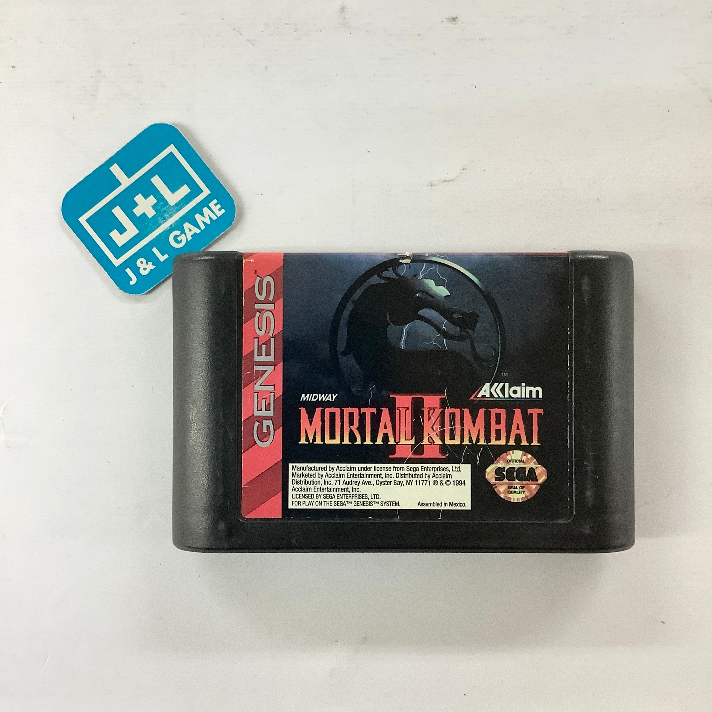 Mortal Kombat II - (SG) SEGA Genesis [Pre-Owned] Video Games Acclaim   