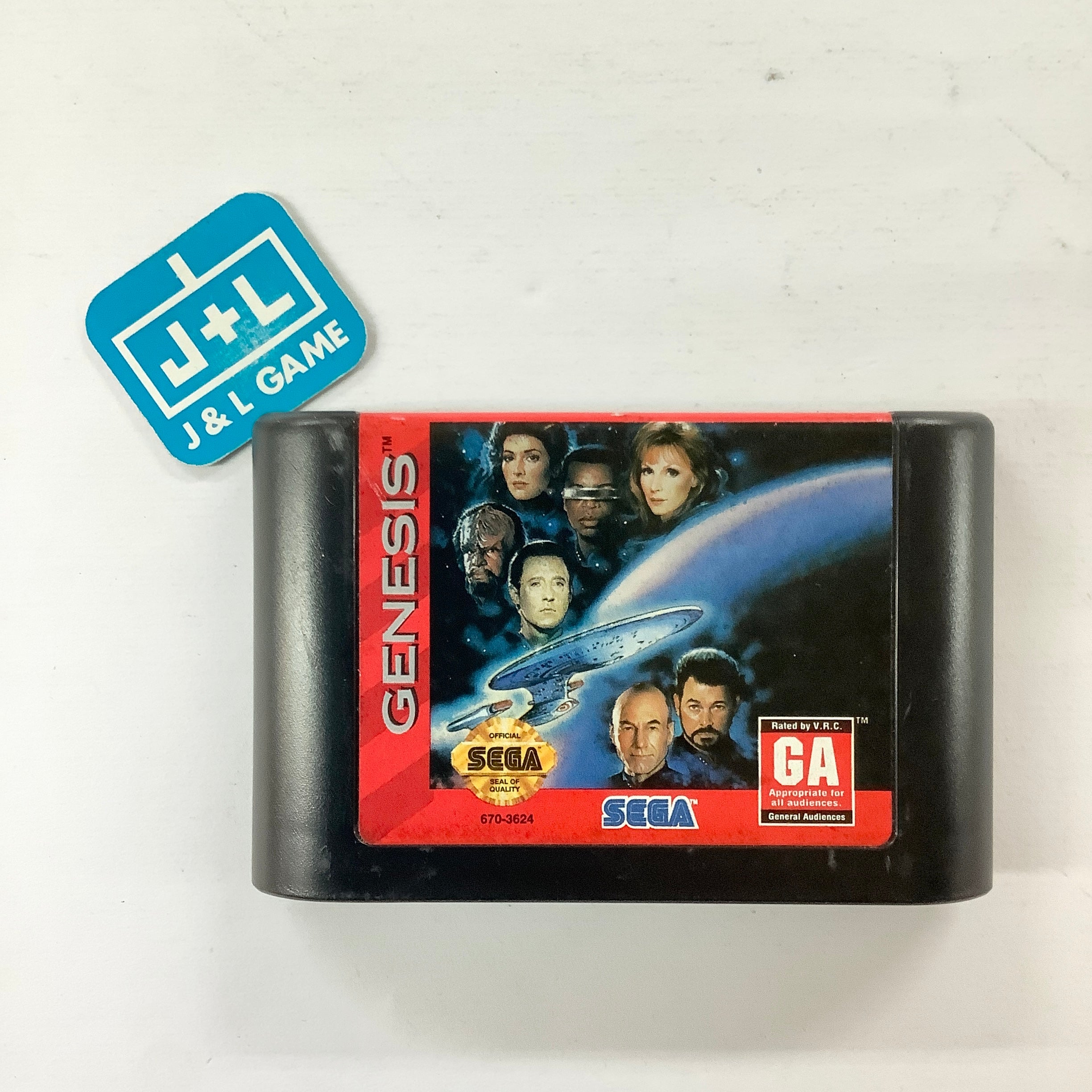 Star Trek: The Next Generation: Echoes From the Past - (SG) SEGA Genesis [Pre-Owned] Video Games Sega   