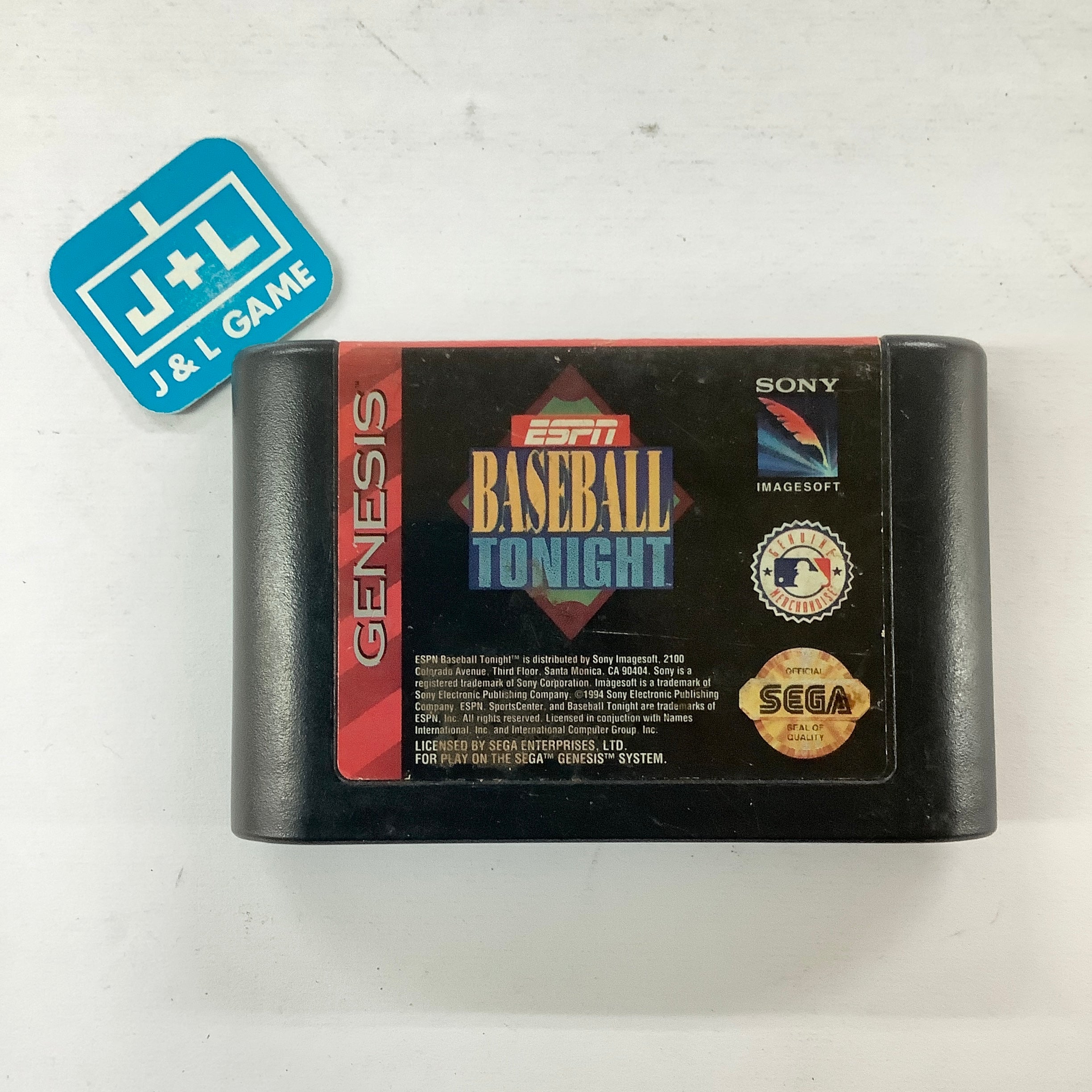 ESPN Baseball Tonight - (SG) SEGA Genesis [Pre-Owned] Video Games Sony Imagesoft   