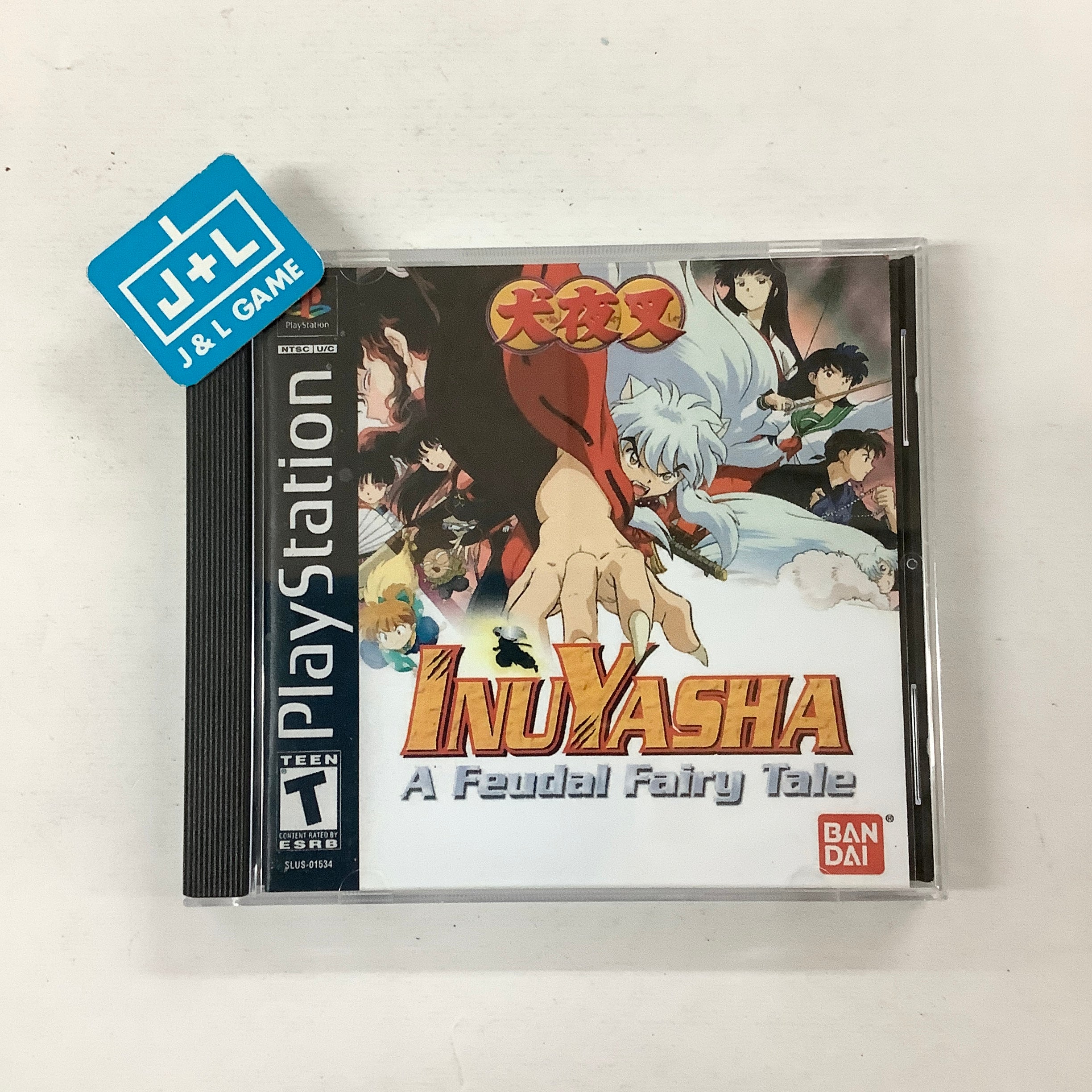 InuYasha: A Feudal Fairy Tale - (PS1) PlayStation 1 [Pre-Owned] Video Games Bandai   