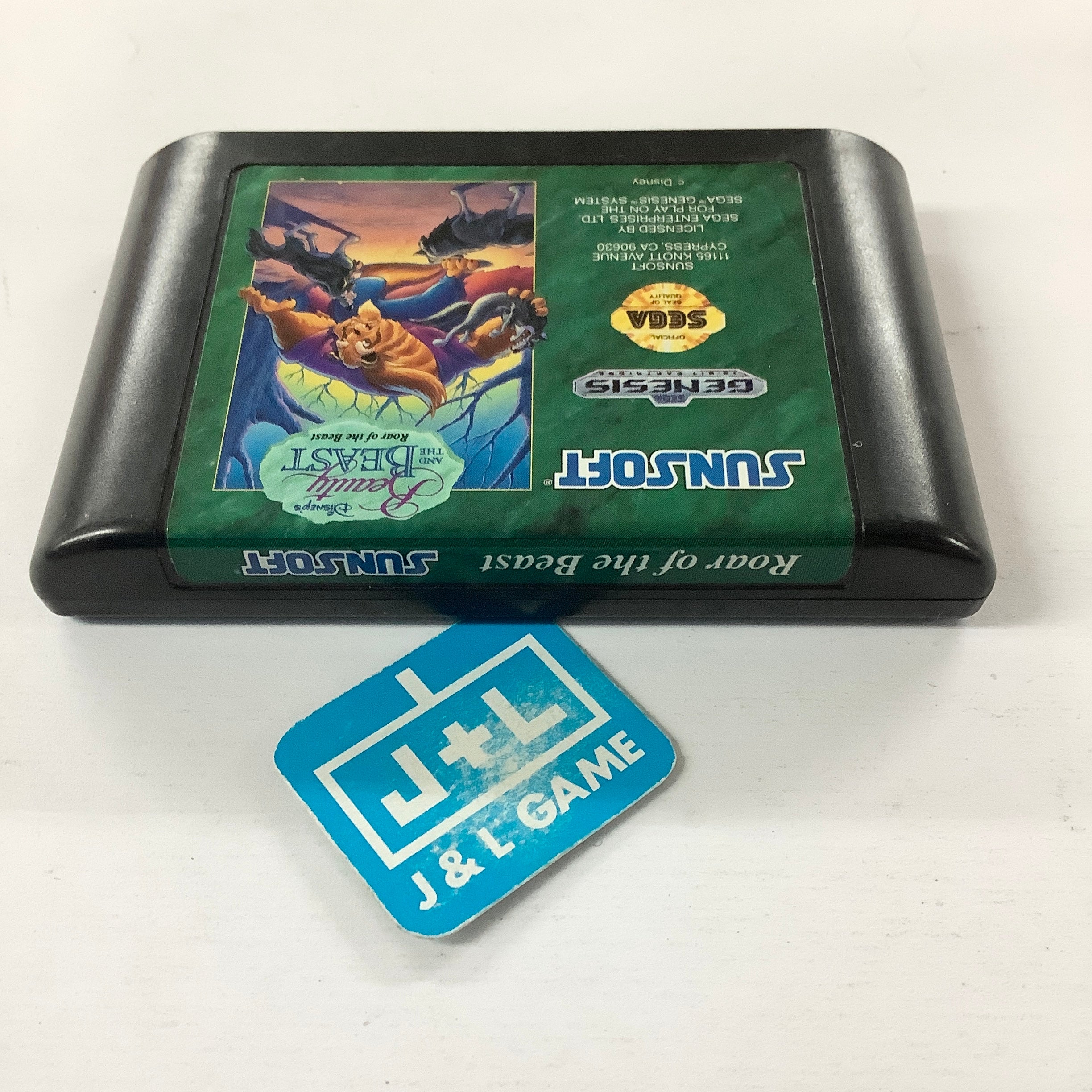 Disney's Beauty and the Beast: Roar of the Beast - (SG) SEGA Genesis  [Pre-Owned] Video Games SunSoft   