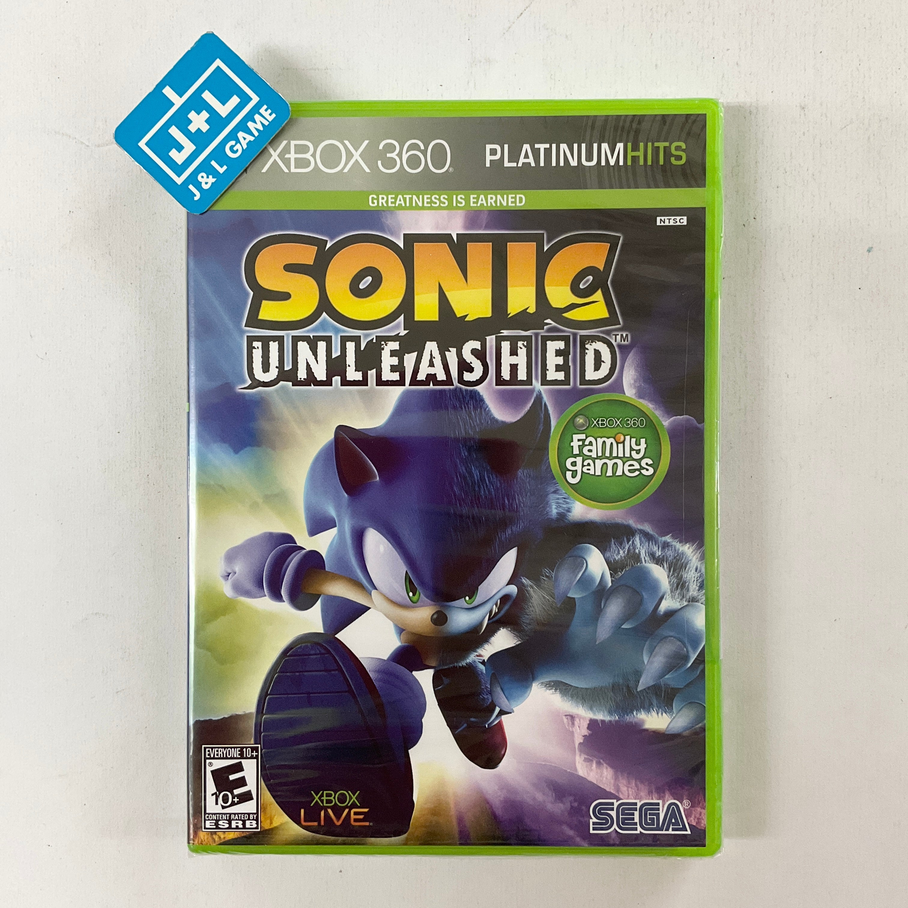 Sonic Unleashed (Platinum Hits) - Xbox 360 Video Games Sega   