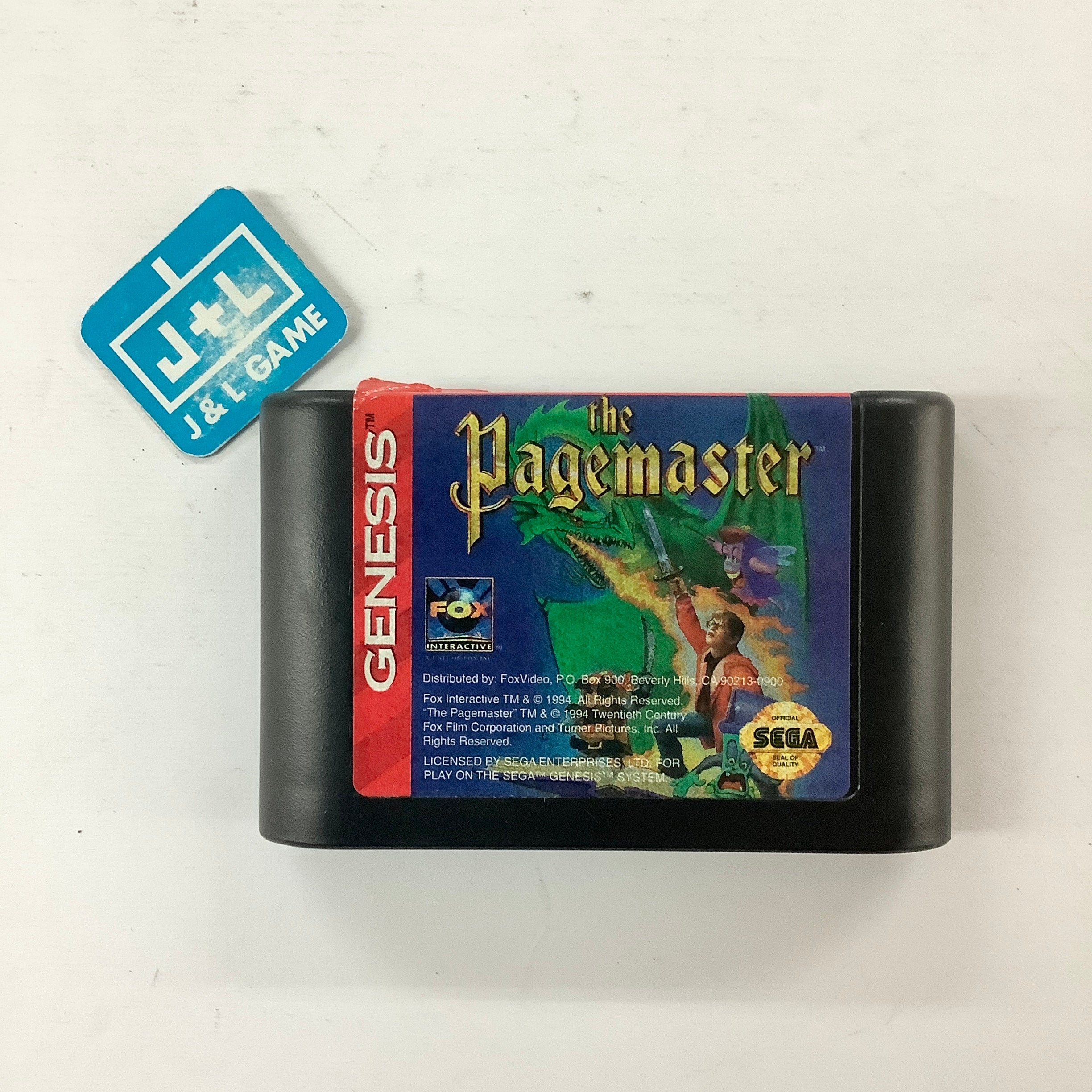 The Pagemaster - (SG) SEGA Genesis [Pre-Owned] Video Games Fox Interactive   