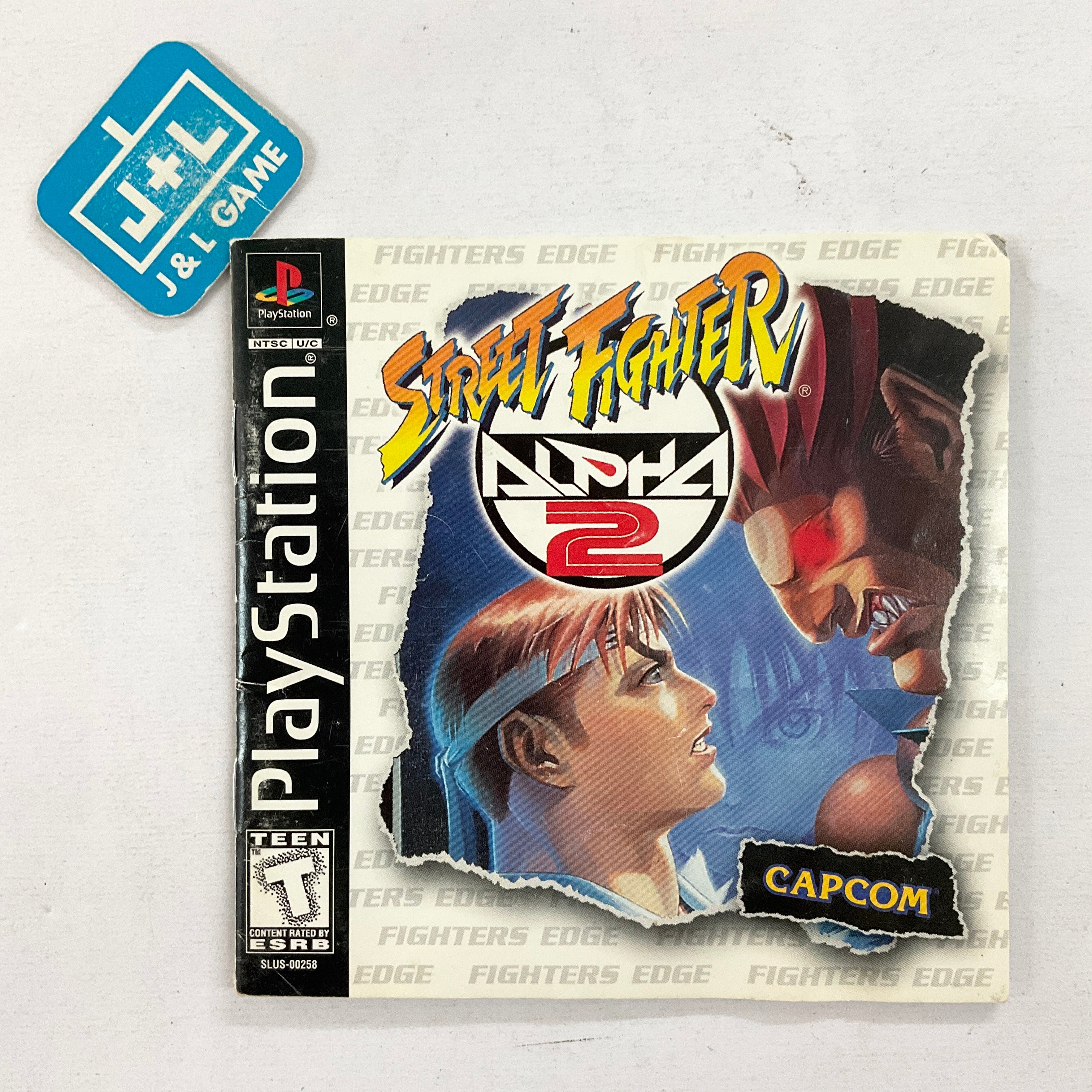 Street Fighter Alpha 2 (Fighter's Edge) - (PS1) PlayStation 1 [Pre-Owned] Video Games Capcom   