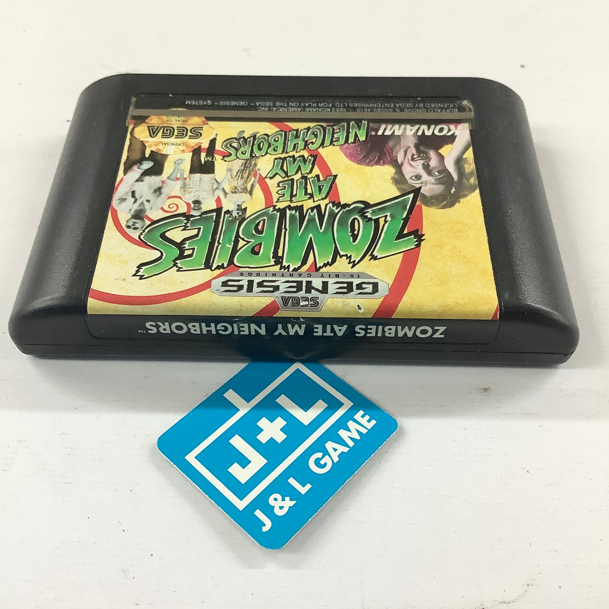 Zombies Ate My Neighbors - (SG) SEGA Genesis [Pre-Owned] Video Games Konami   