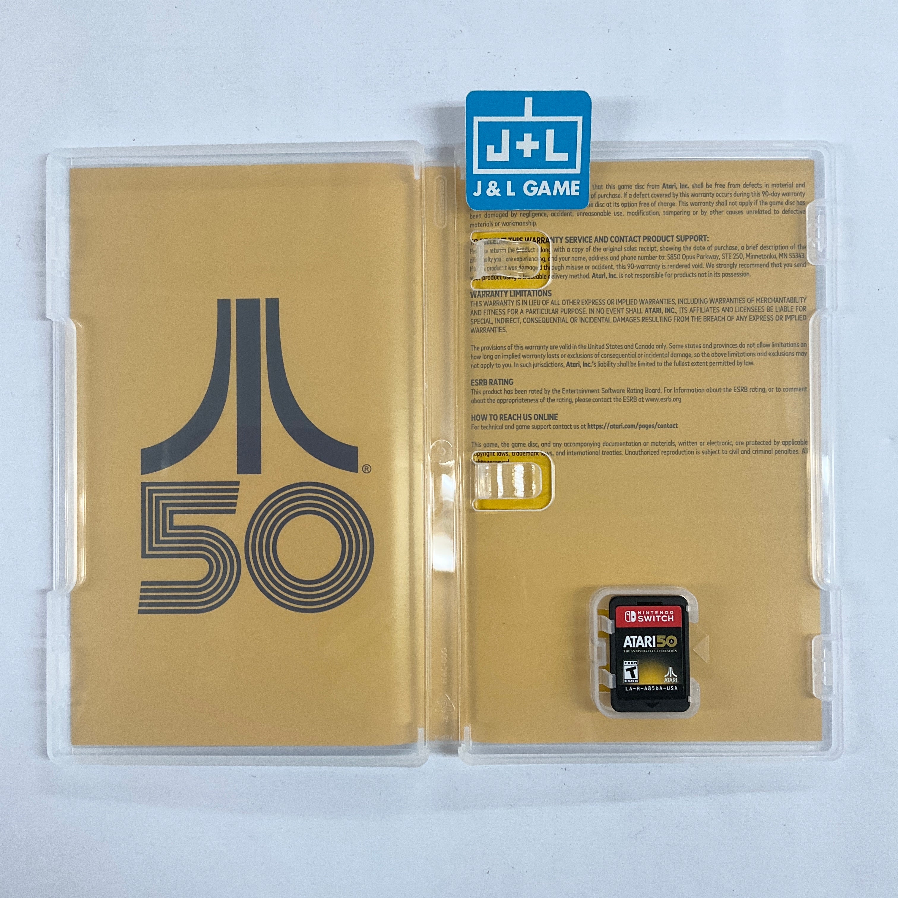 Atari 50: The Anniversary Celebration - (NSW) Nintendo Switch [Pre-Owned] Video Games Atari Interactive   