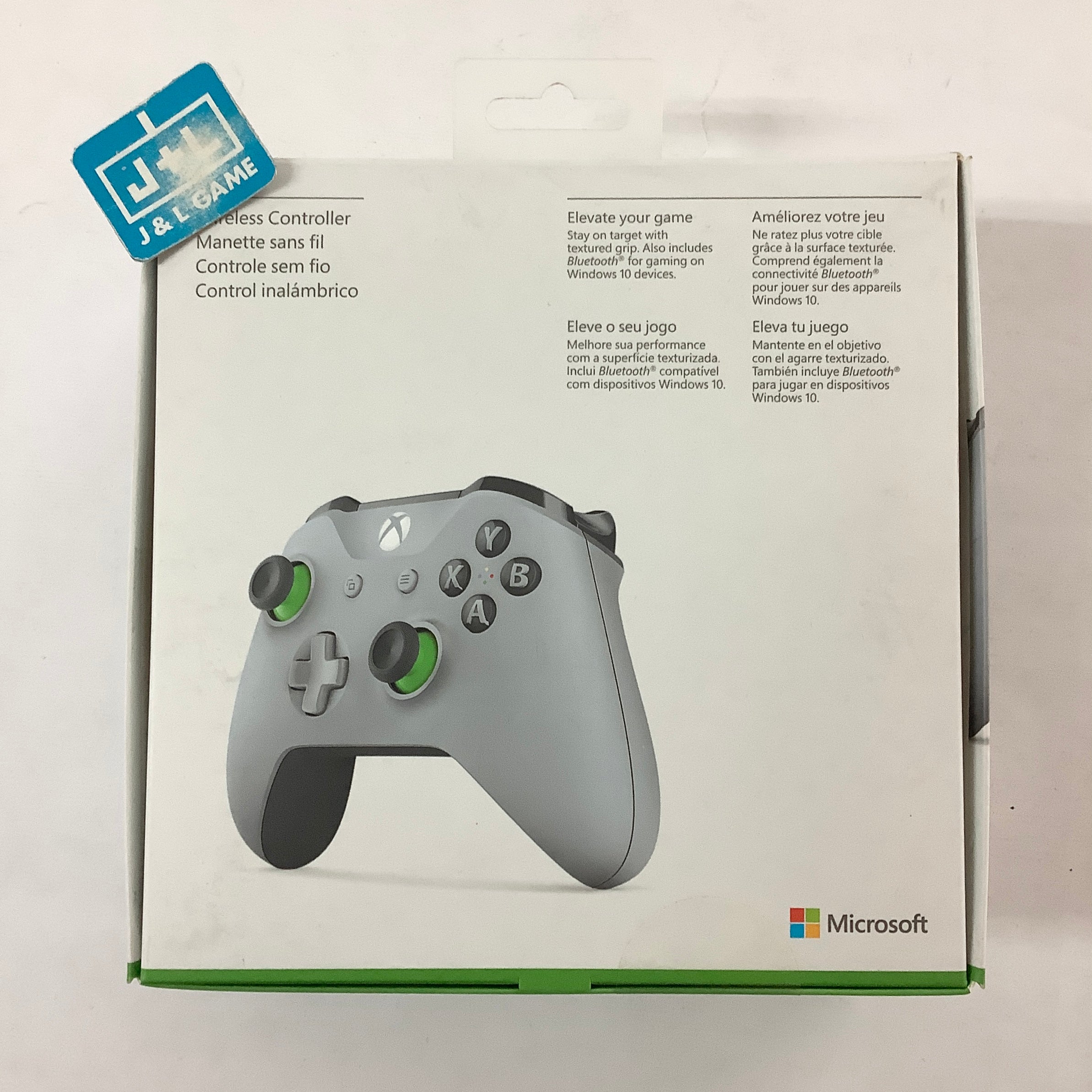 Microsoft Xbox One Wireless Controller (Grey/Green)  - (XB1) Xbox One Video Games Microsoft   