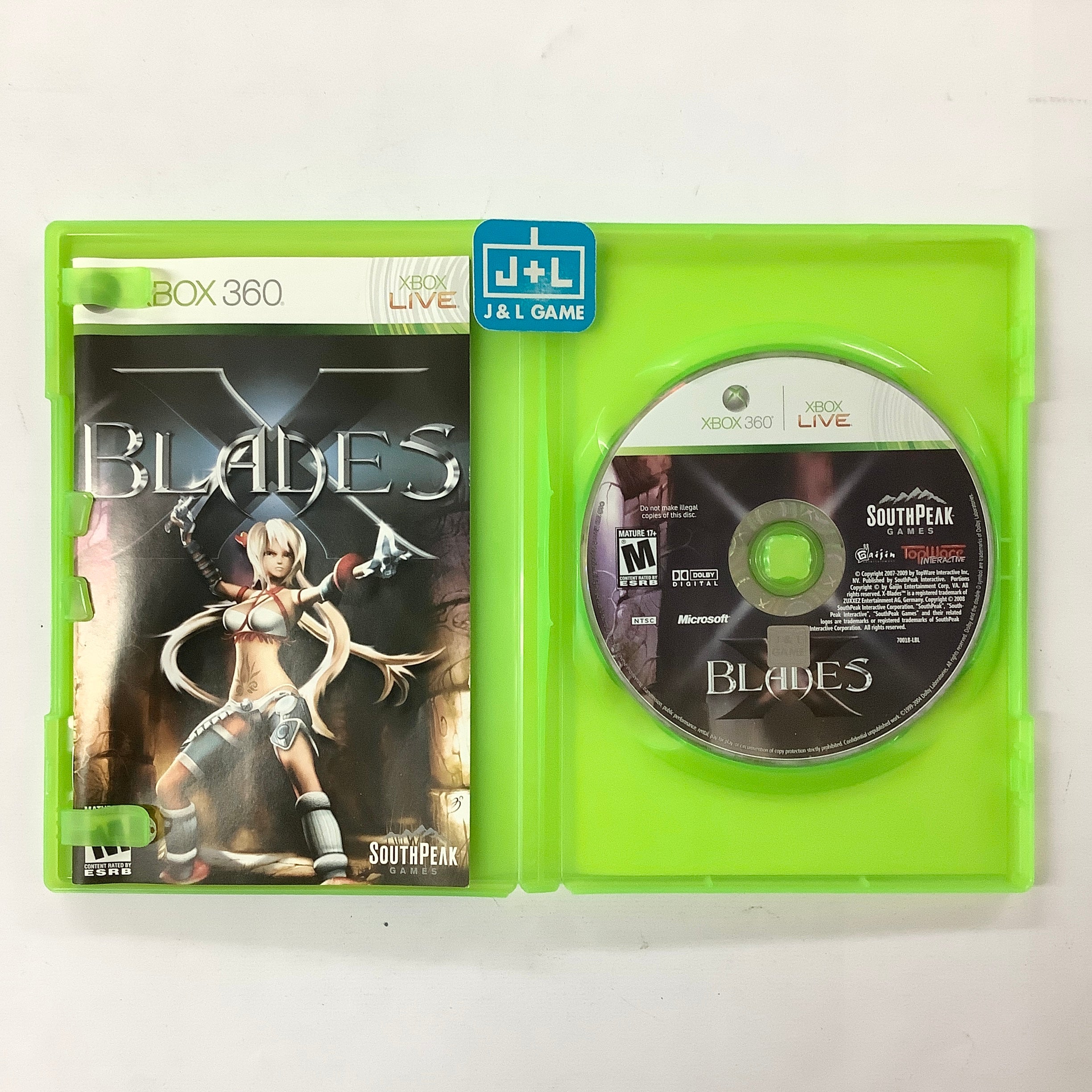 X-Blades - Xbox 360 [Pre-Owned] Video Games SouthPeak Games   