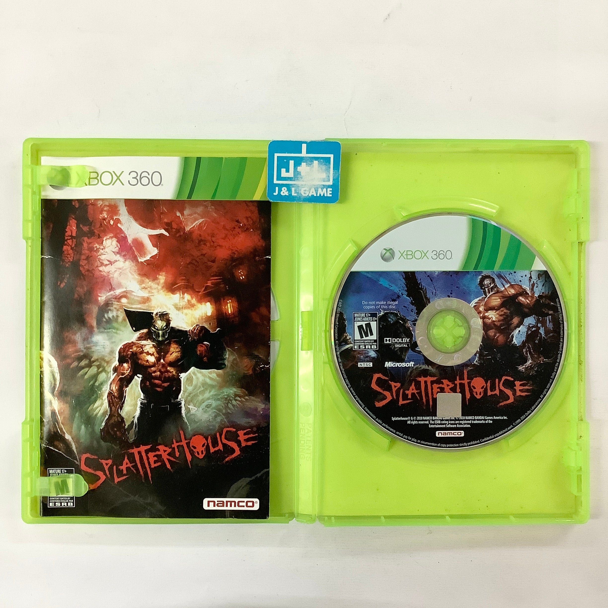 Splatterhouse - Xbox 360 [Pre-Owned] Video Games Namco Bandai Games   