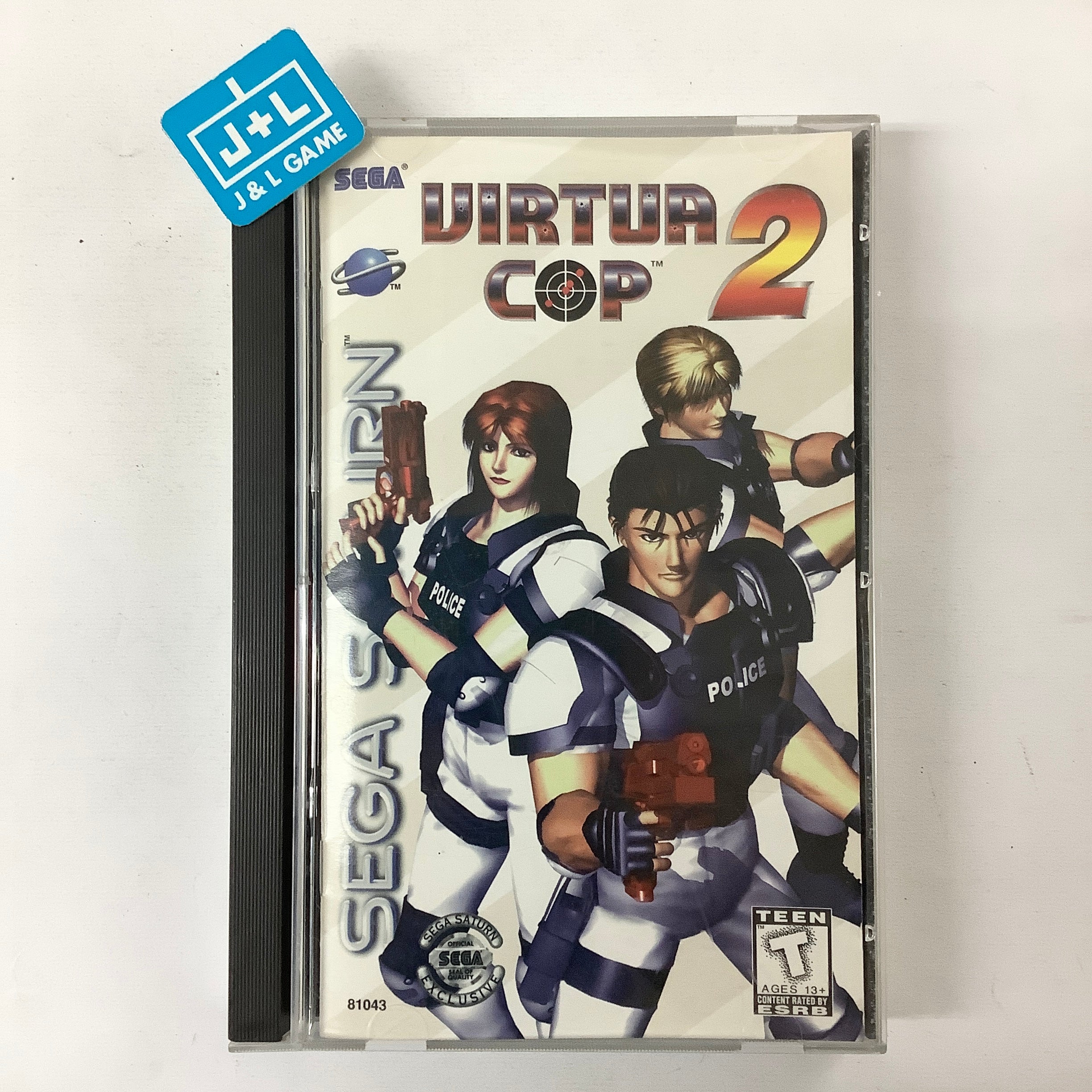 Virtua Cop 2 - (SS) SEGA Saturn [Pre-Owned] Video Games Sega   