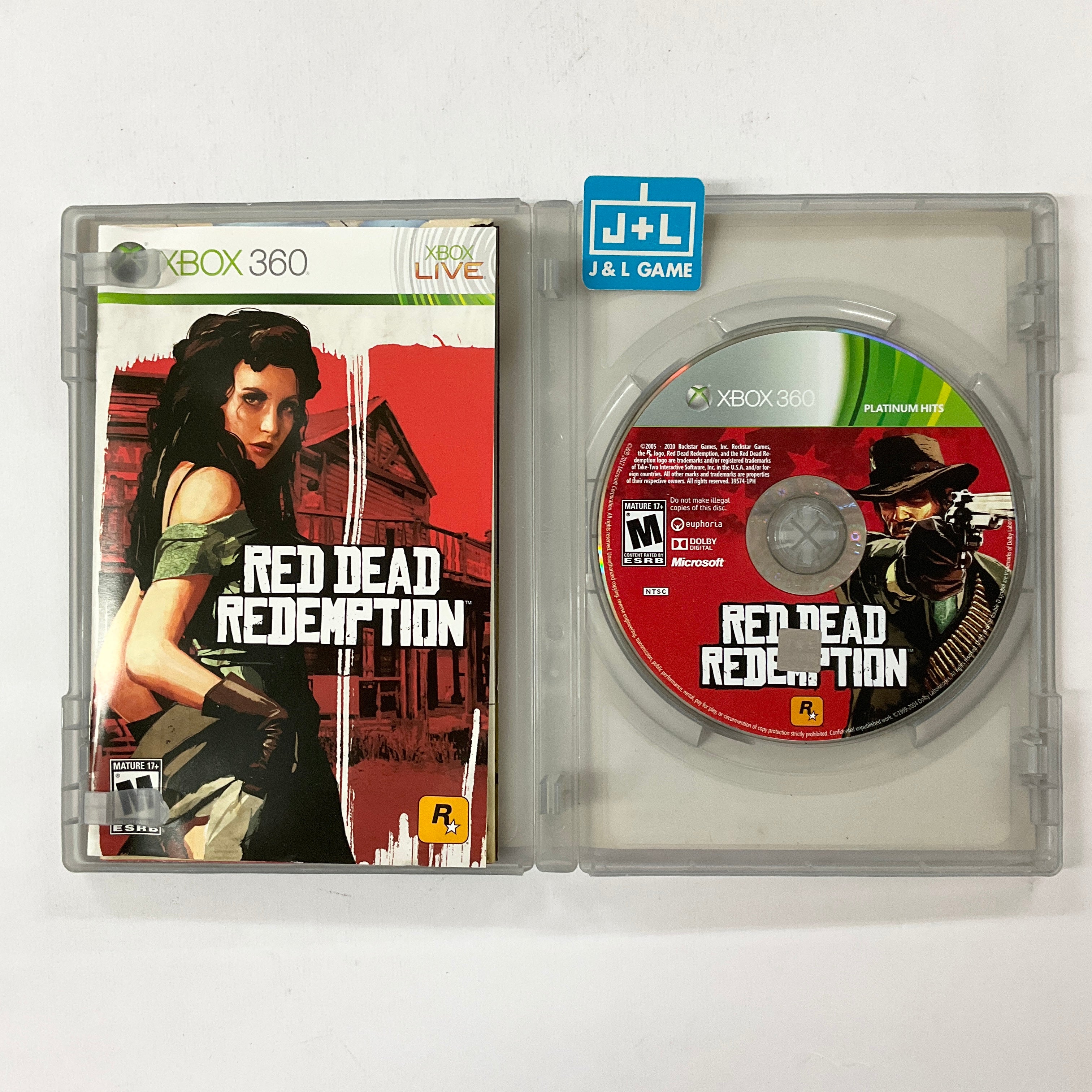 Red Dead Redemption (Platinum Hits) - Xbox 360 [Pre-Owned] Video Games Rockstar Games   