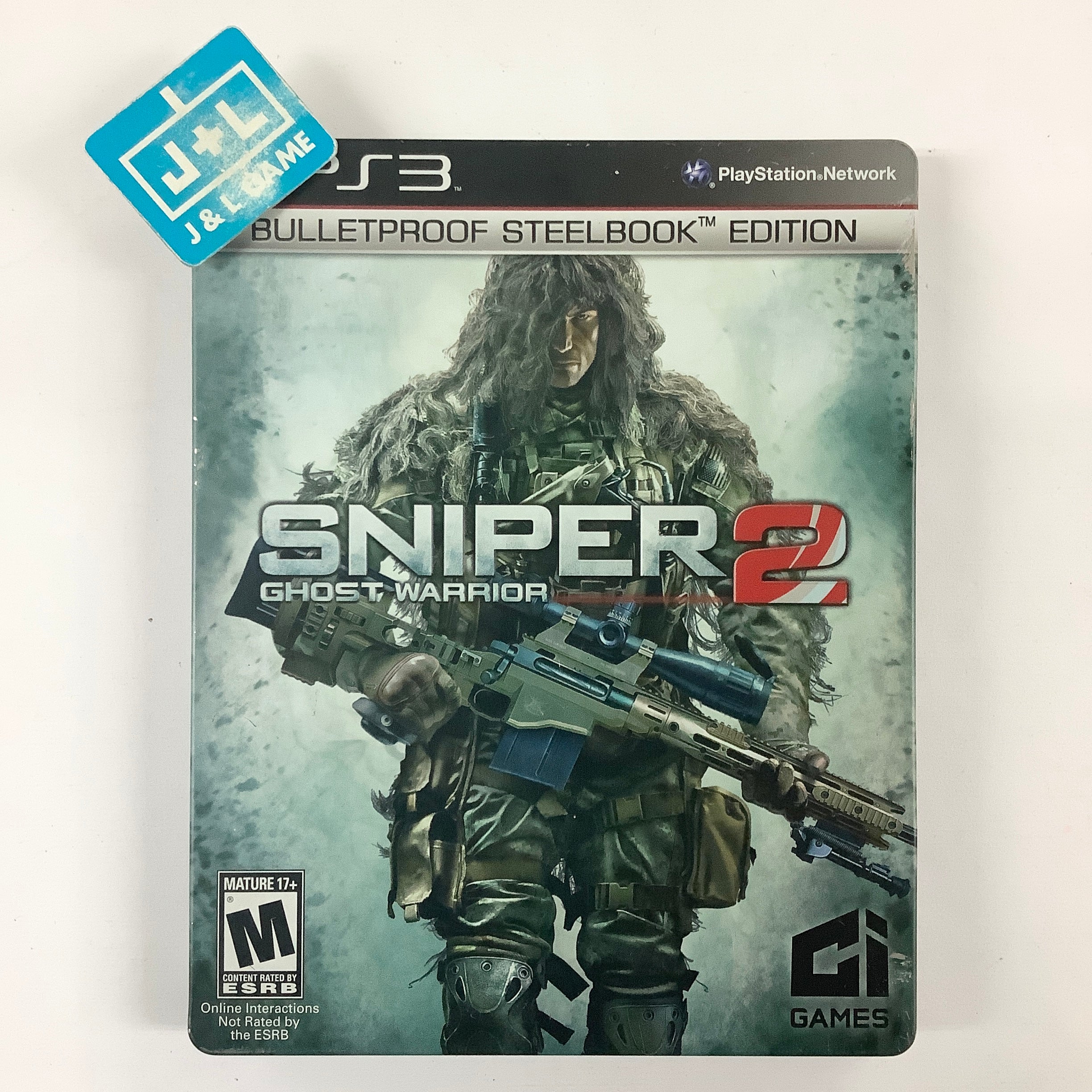 Sniper: Ghost Warrior 2 (Bulletproof Steelbook Edition) - (PS3) PlayStation 3 [Pre-Owned] Video Games City Interactive   