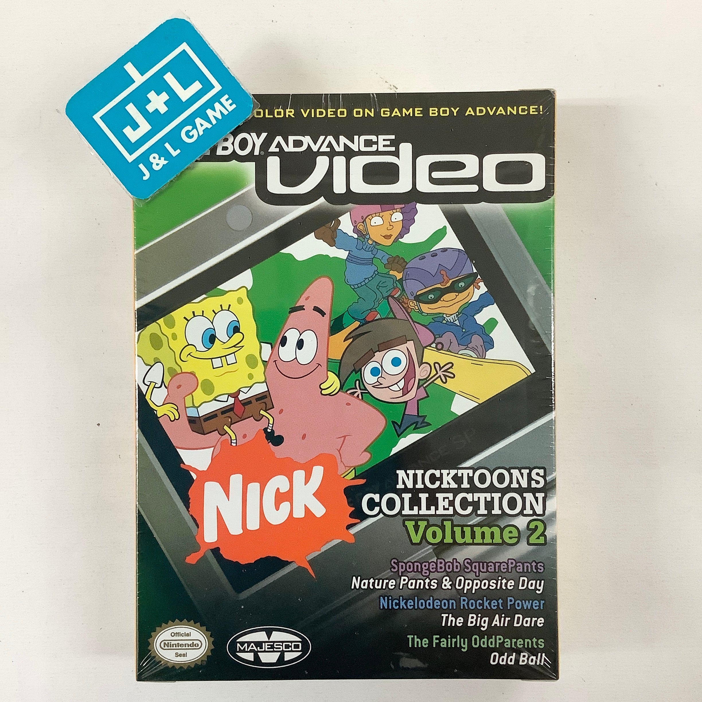 Game Boy Advance Video: Nicktoons Collection - Volume 2 - (GBA) Game Boy Advance Video Games Majesco   