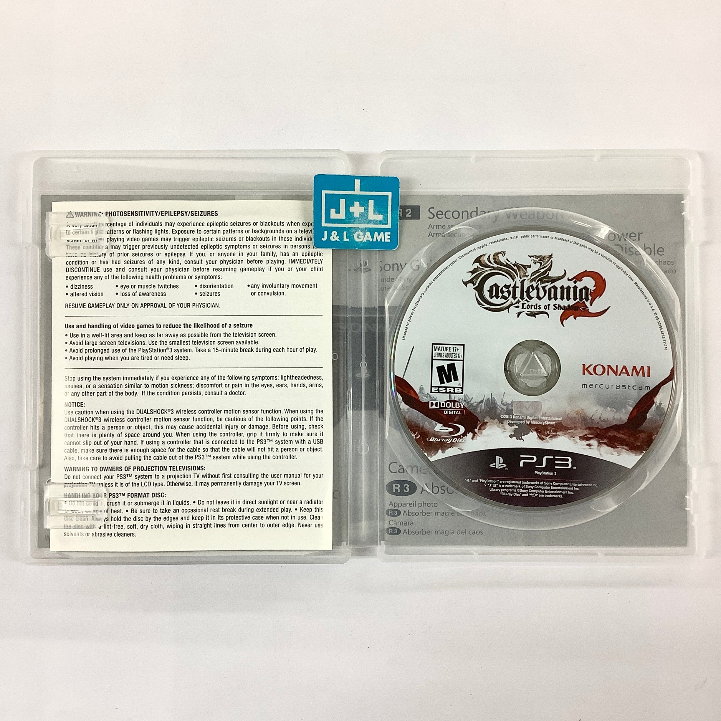 Castlevania: Lords of Shadow 2 - (PS3) PlayStation 3 [Pre-Owned] Video Games Konami   