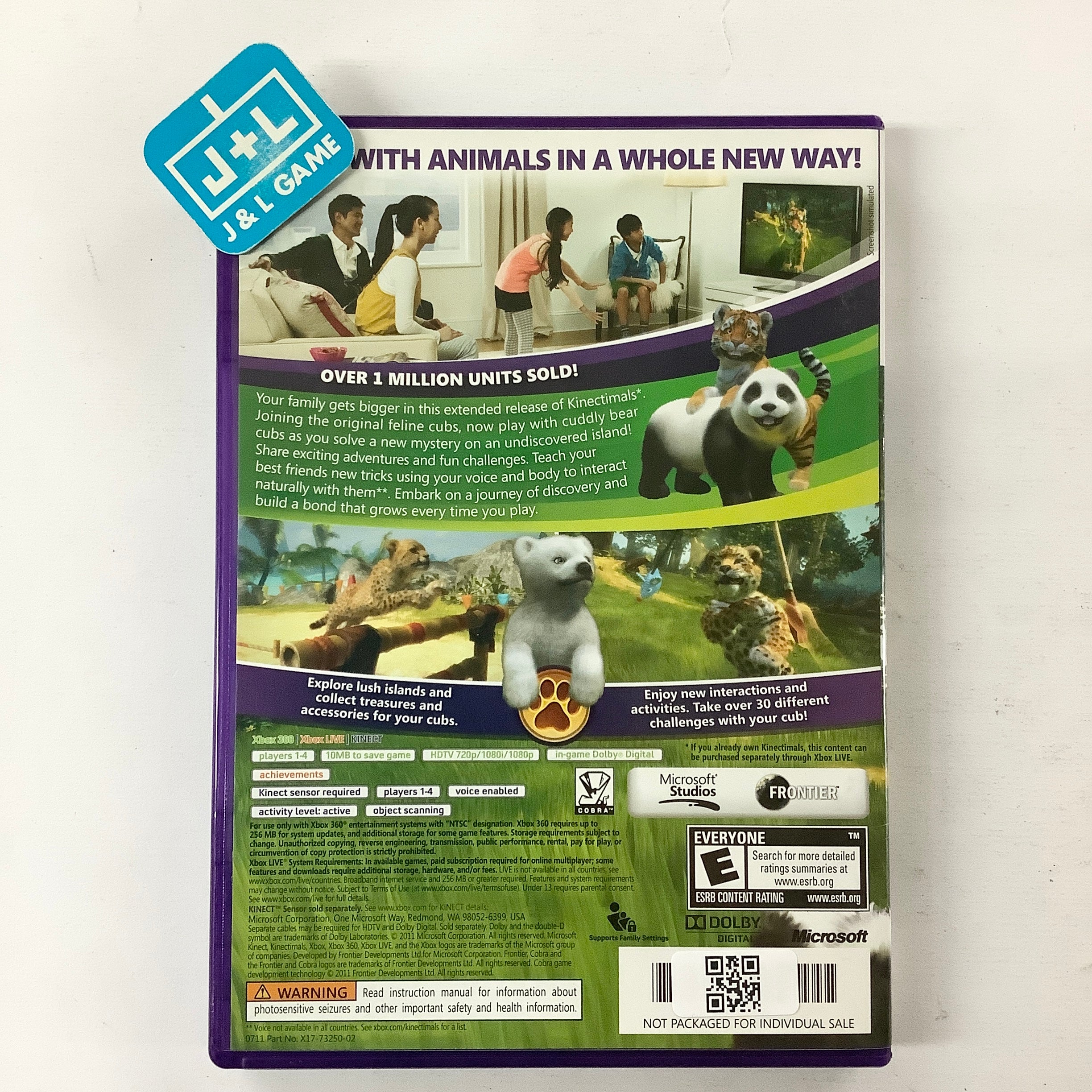 Kinectimals: Now with Bears! (Kinect Required) - Xbox 360 [Pre-Owned] Video Games Microsoft Game Studios   