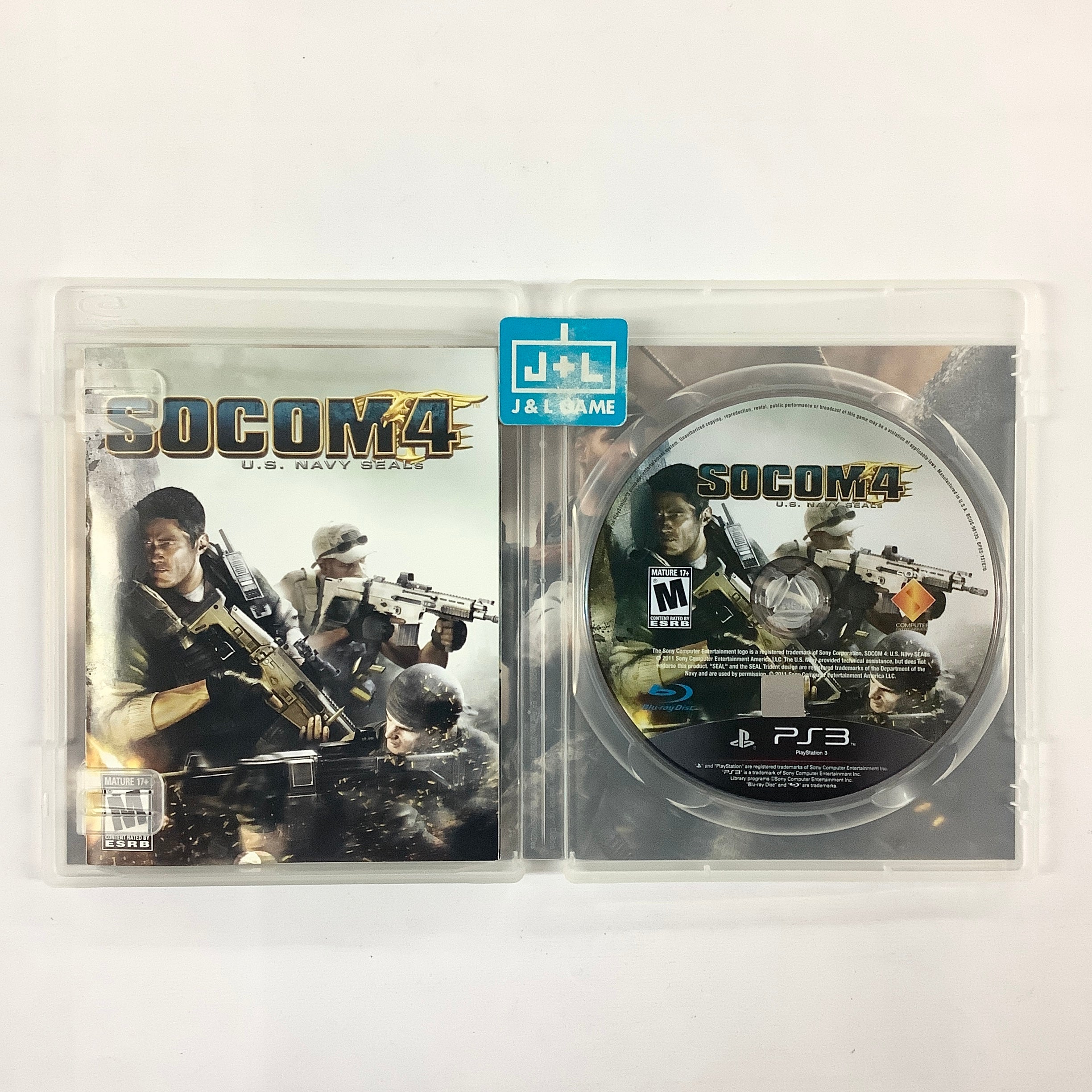 SOCOM 4: U.S. Navy SEALs - (PS3) PlayStation 3 [Pre-Owned] Video Games SCEA   