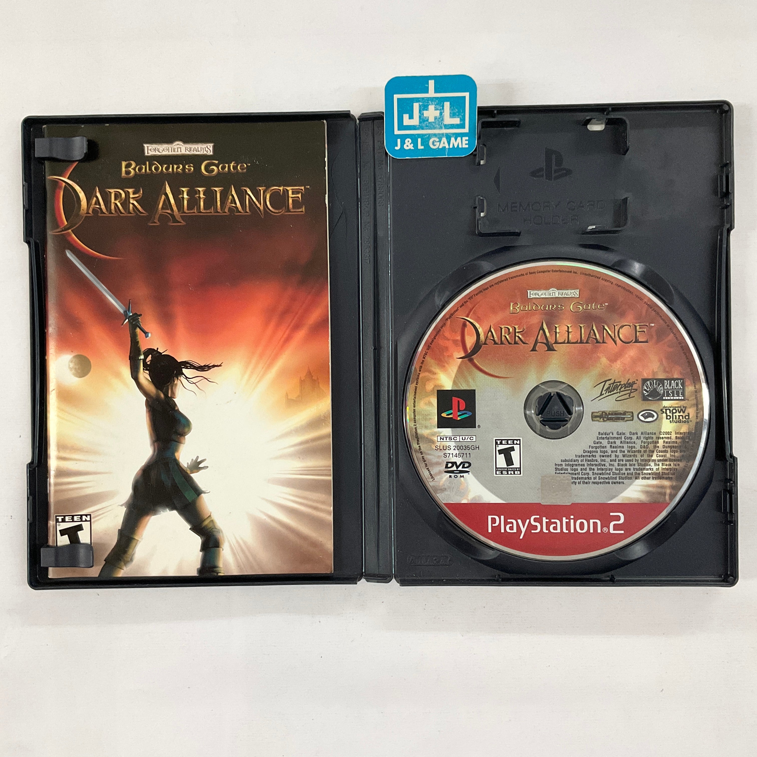 Baldur's Gate: Dark Alliance (Greatest Hits) - (PS2) PlayStation 2 [Pre-Owned] Video Games Interplay   