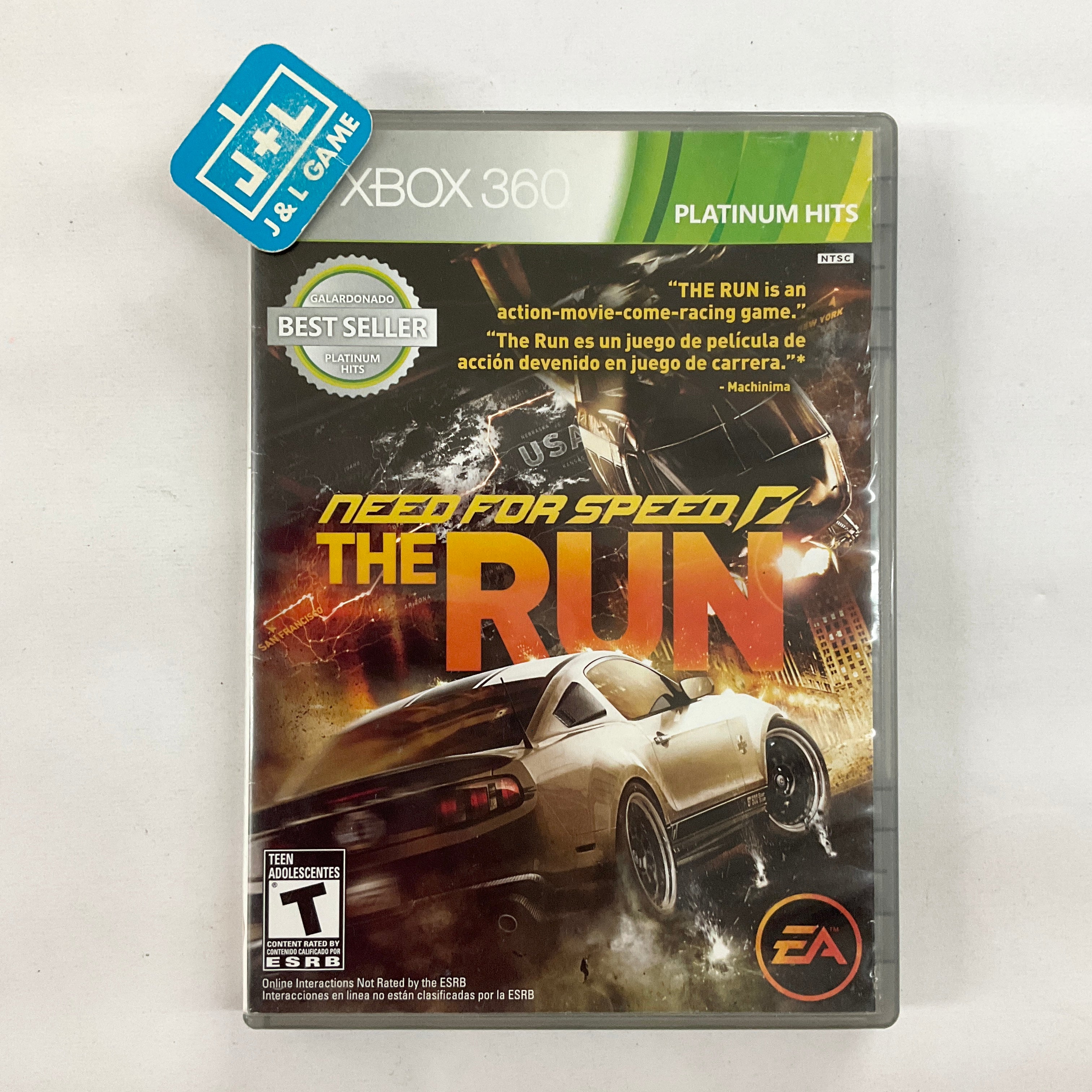 Need For Speed: The Run (Platinum Hits) - Xbox 360 [Pre-Owned] Video Games Electronic Arts   