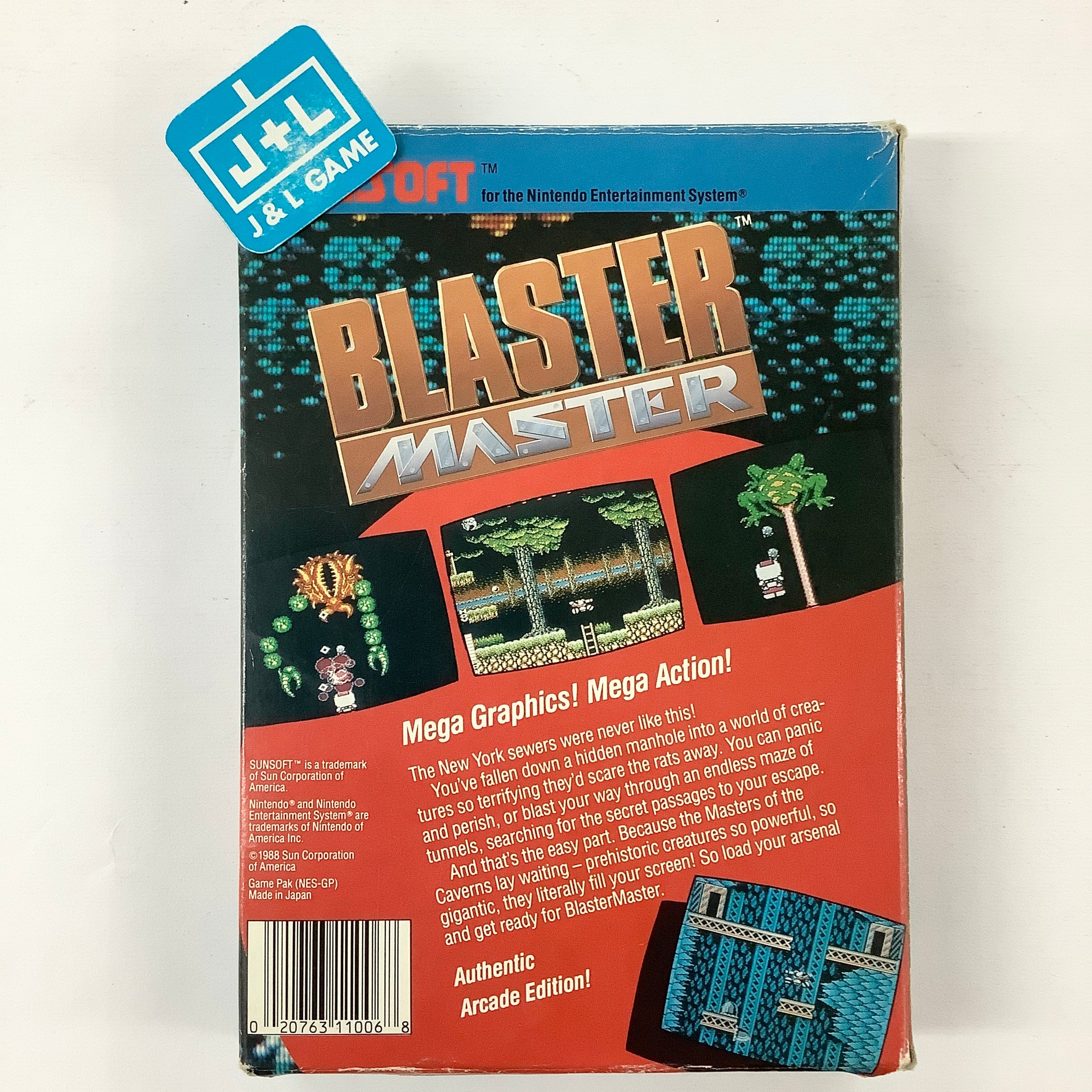 Blaster Master - (NES) Nintendo Entertainment System [Pre-Owned] Video Games SunSoft   