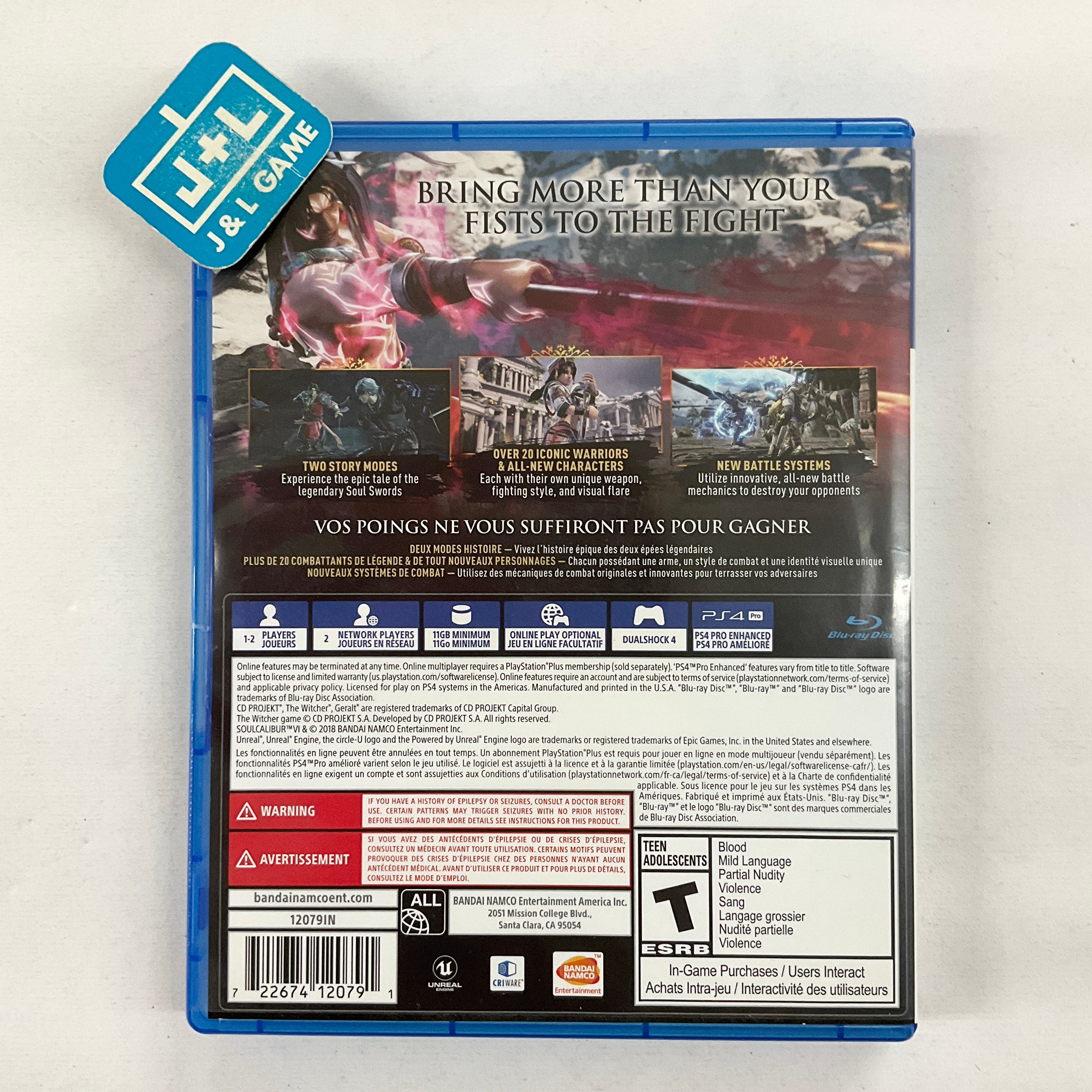 SoulCalibur VI - (PS4) PlayStation 4 [Pre-Owned] Video Games Bandai Namco Entertainment America   