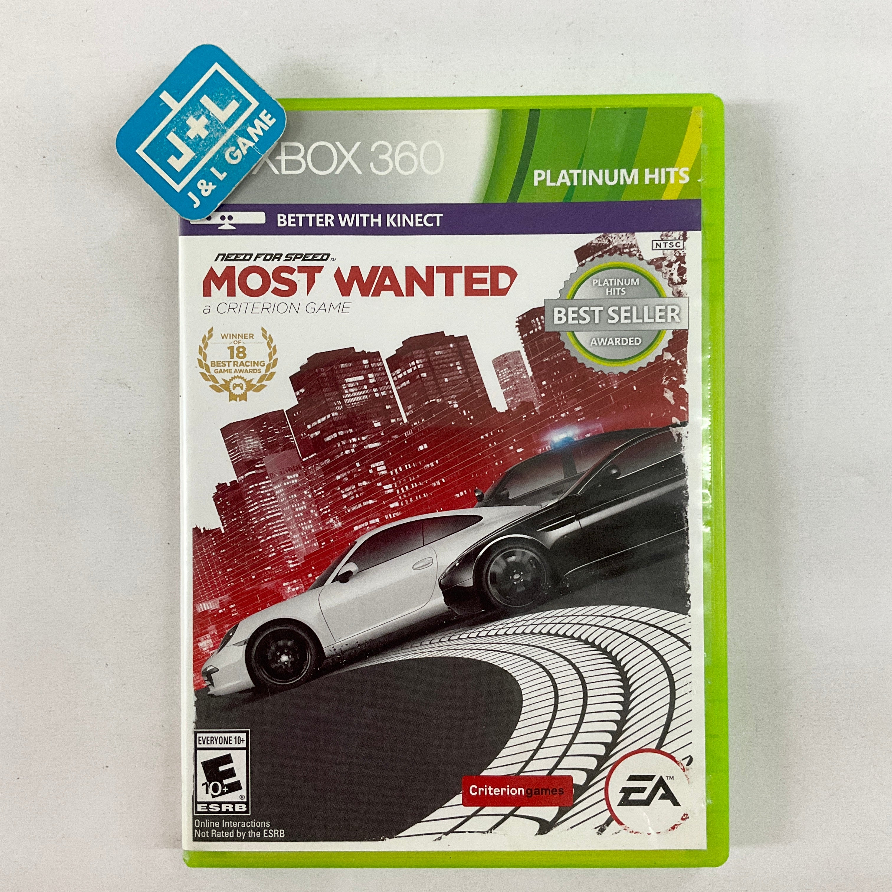 Need for Speed: Most Wanted (Platinum Hits) - A Criterion Game - Xbox 360 [Pre-Owned] Video Games Electronic Arts   