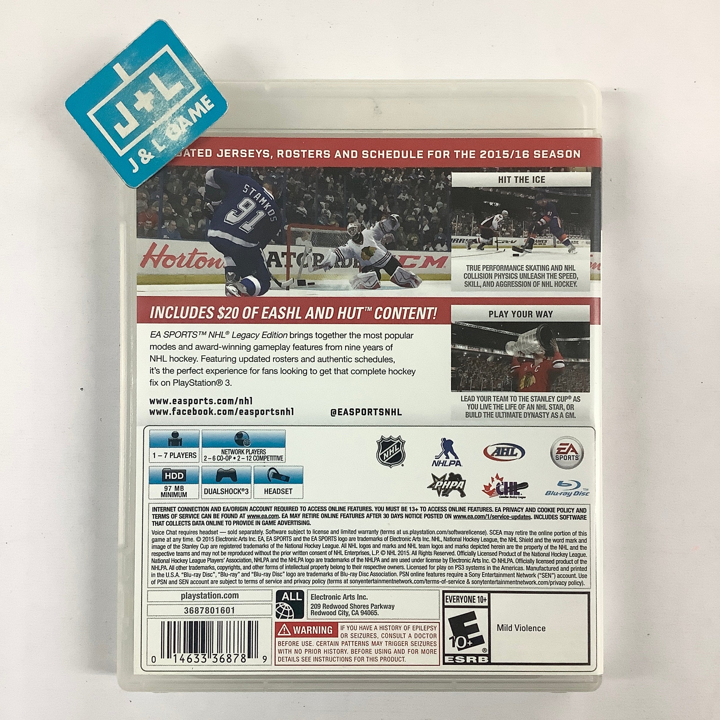 NHL Legacy Edition - (PS3) PlayStation 3 [Pre-Owned] Video Games EA Sports   