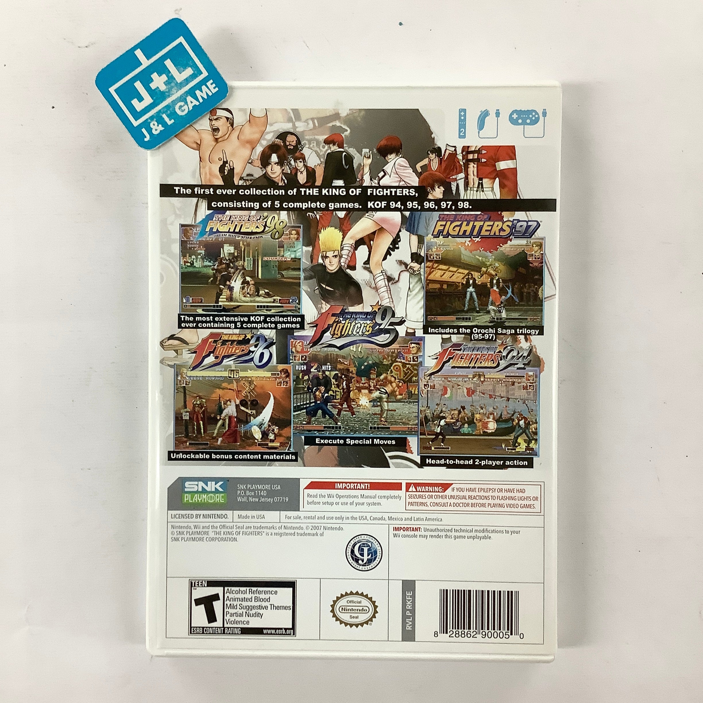 The King of Fighters Collection: The Orochi Saga - Nintendo Wii [Pre-Owned] Video Games SNK   