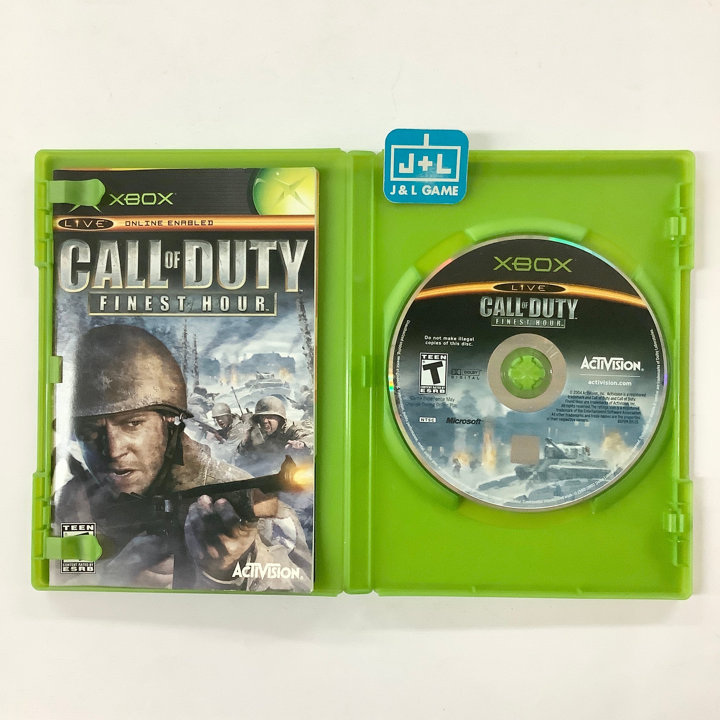 Call of Duty: Finest Hour - (XB) XBox [Pre-Owned] Video Games Activision   