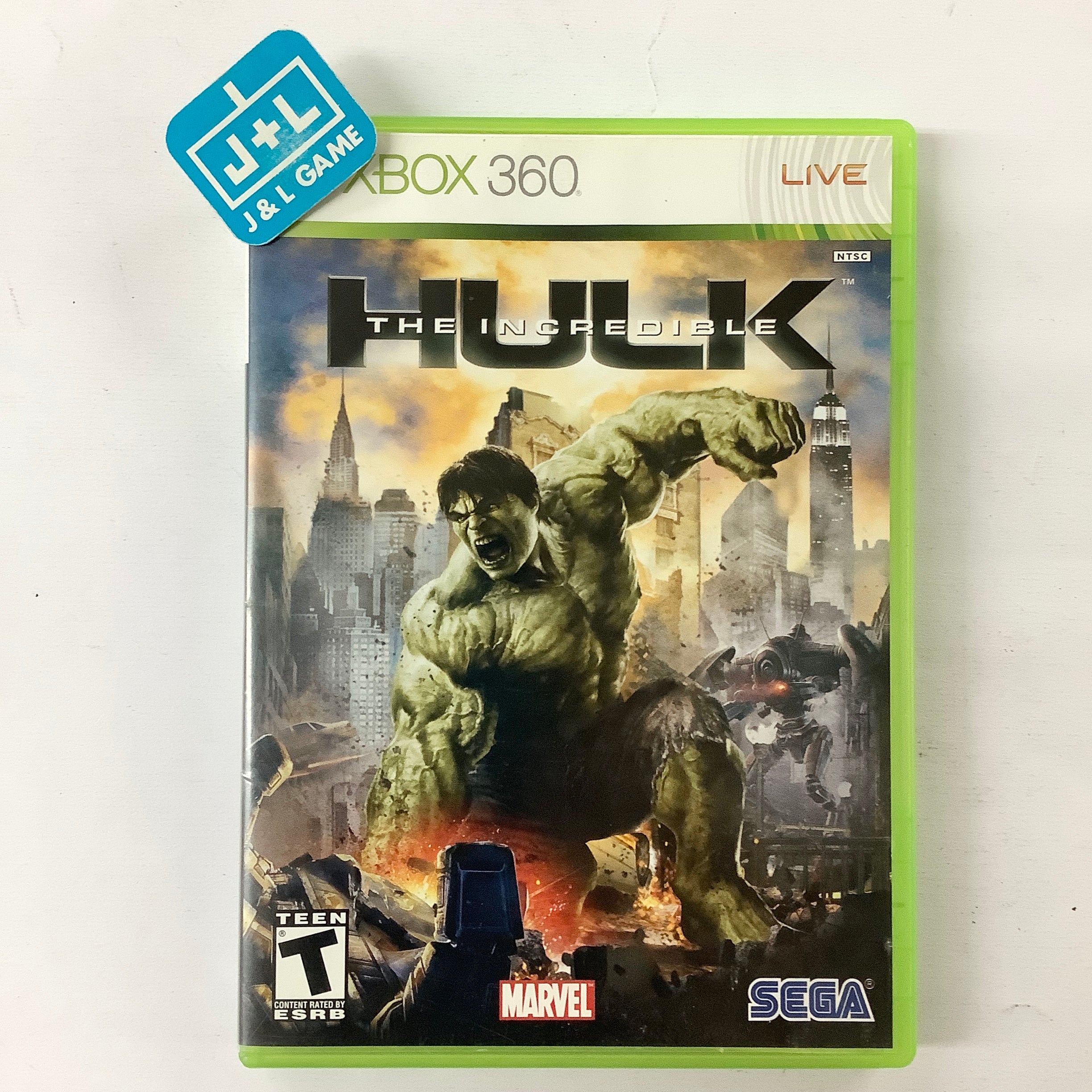 The Incredible Hulk - Xbox 360 [Pre-Owned] Video Games Sega   