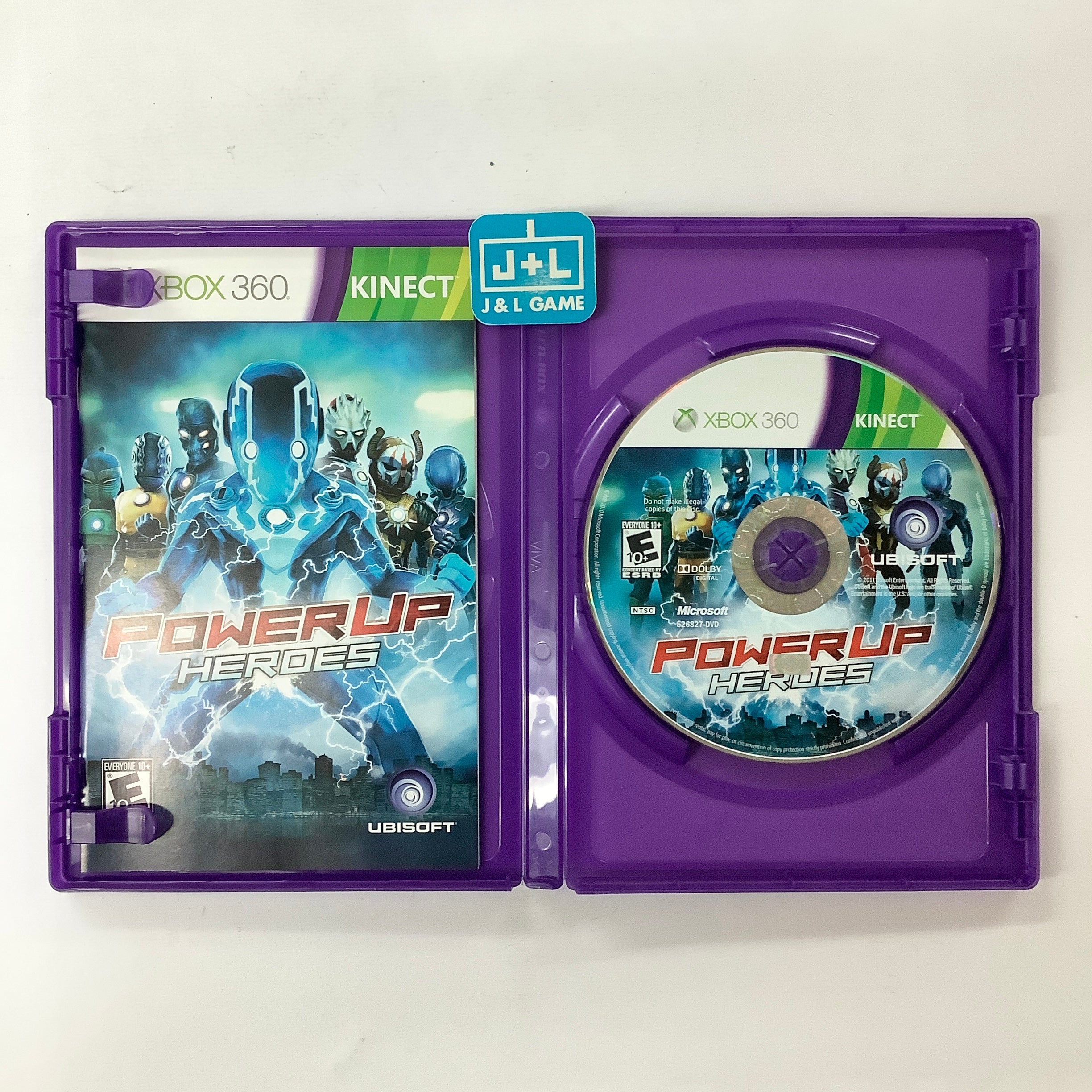 PowerUp Heroes (Kinect Required) - Xbox 360 [Pre-Owned] Video Games Ubisoft   