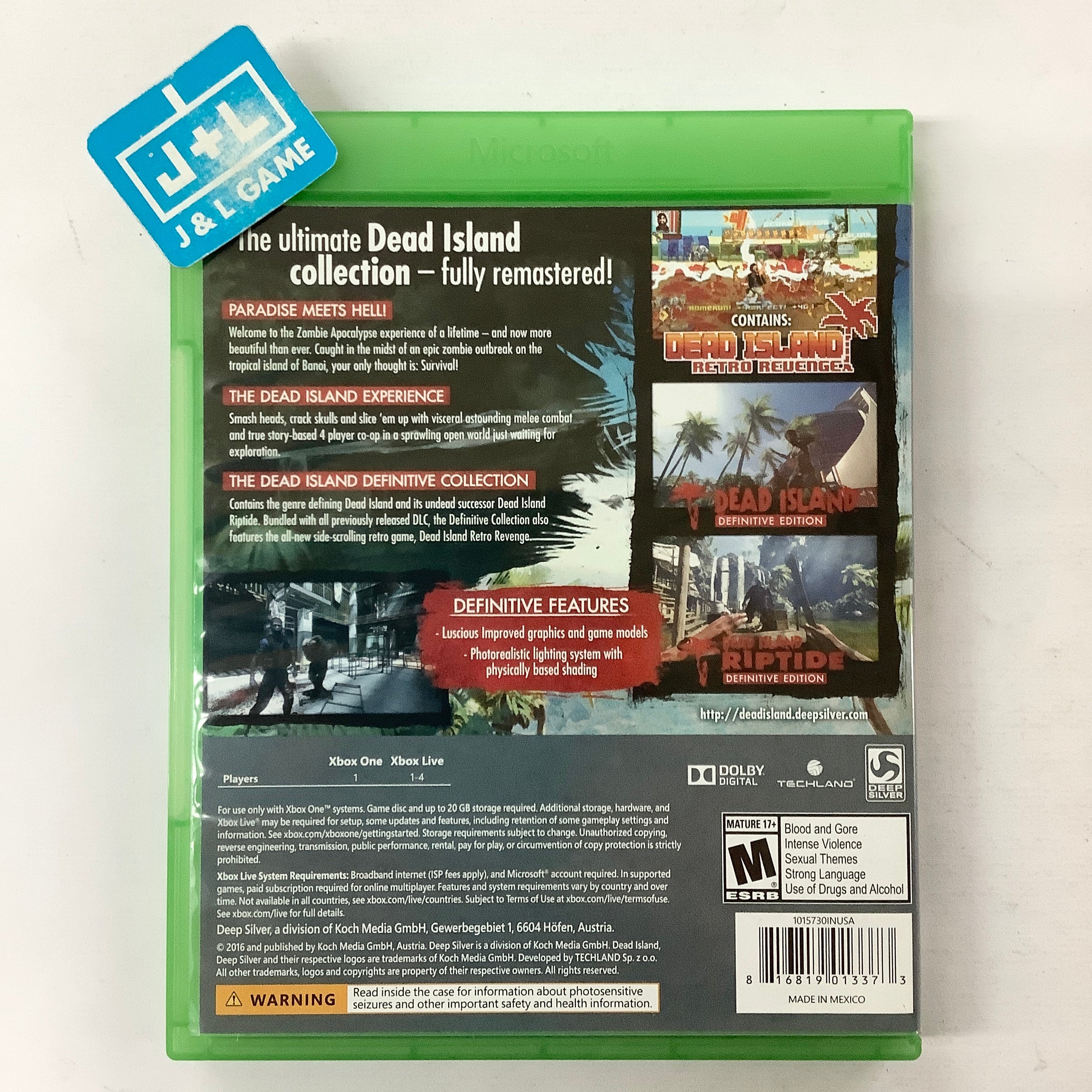 Dead Island: Definitive Collection - (XB1) Xbox One [Pre-Owned] Video Games Deep Silver   