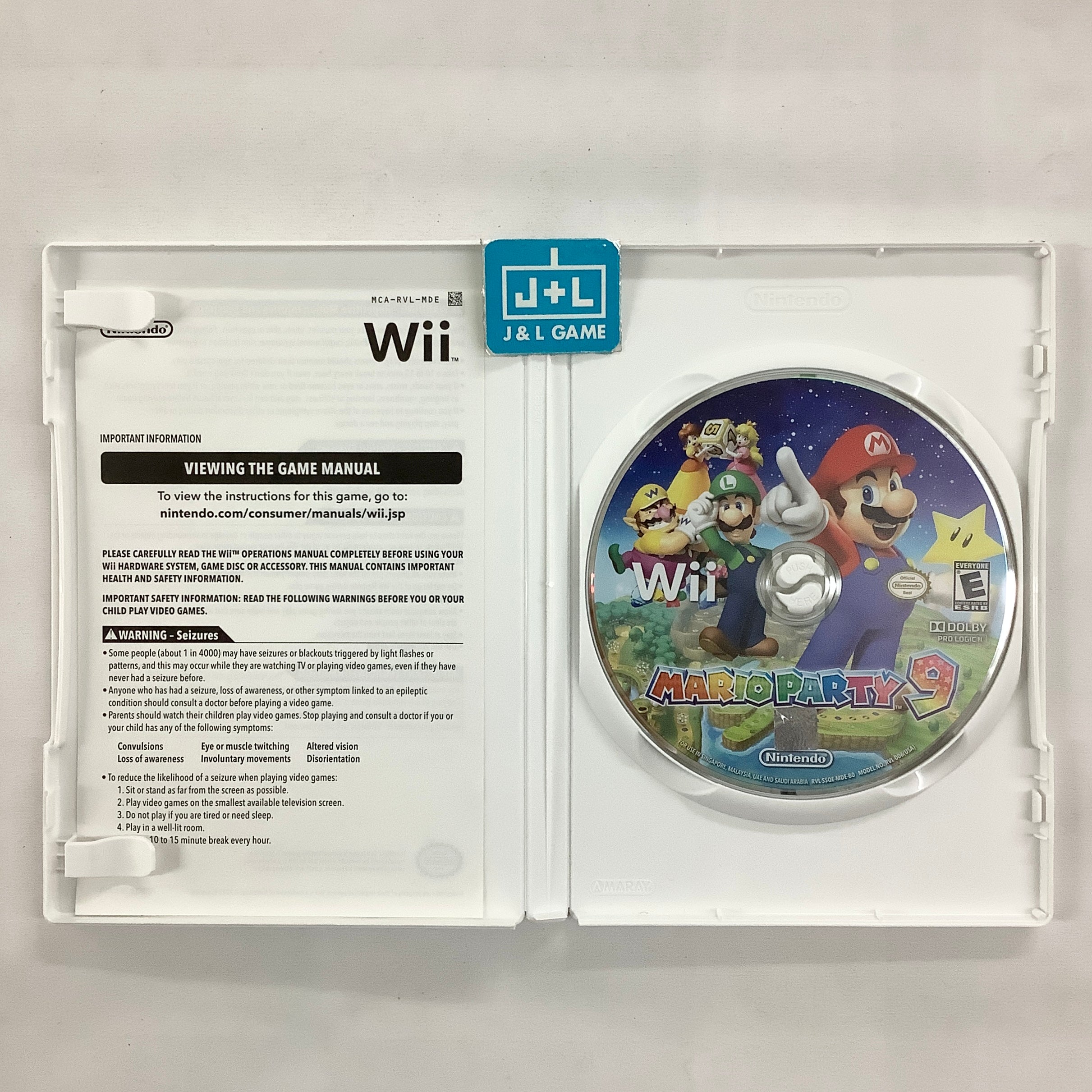 Mario Party 9 (World Edition) - Nintendo Wii [Pre-Owned] Video Games Nintendo   