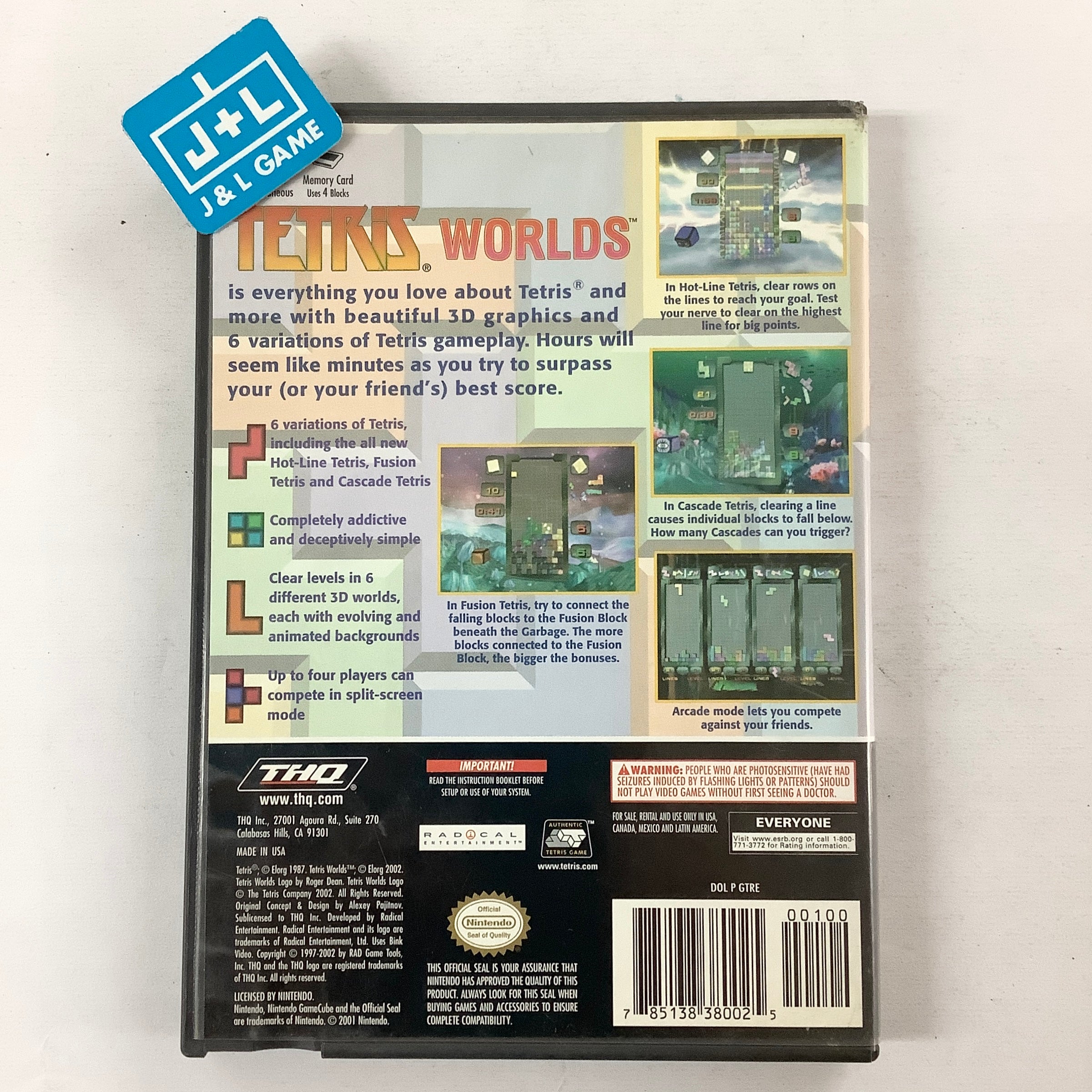 Tetris Worlds - (GC) GameCube [Pre-Owned] Video Games THQ   