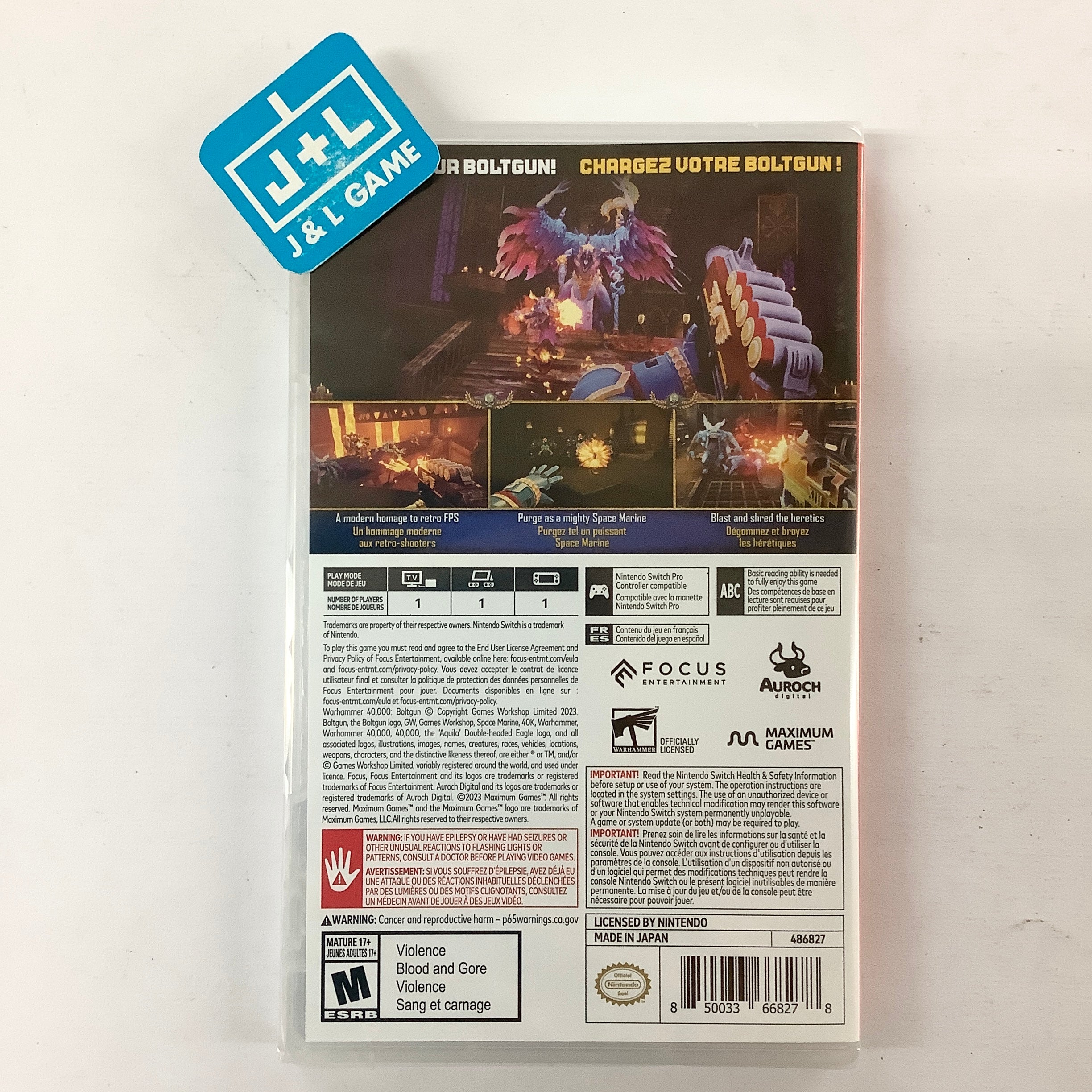 Warhammer 40,000: Boltgun - (NSW) Nintendo Switch Video Games Focus Home Interactive   