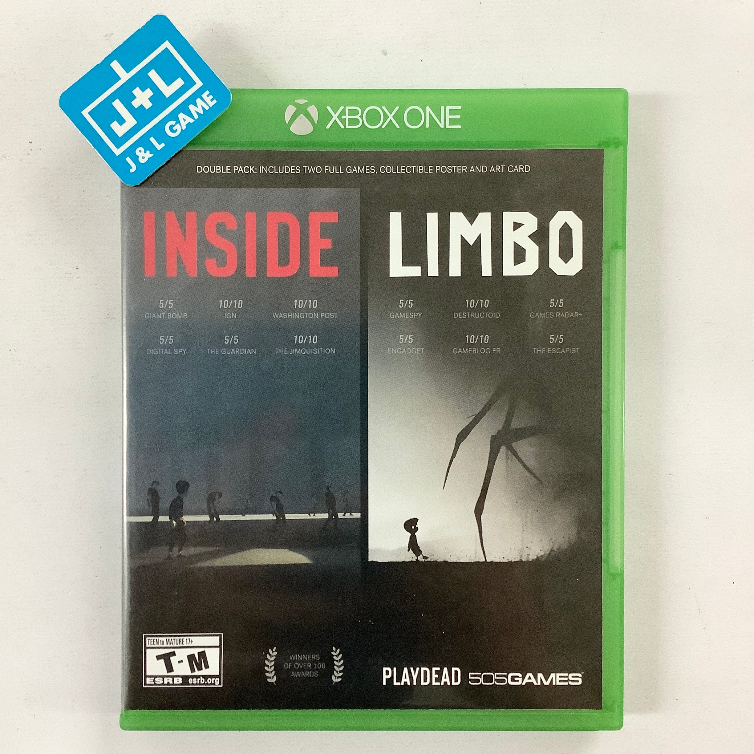 INSIDE / LIMBO Double Pack - (XB1) Xbox One [Pre-Owned] Video Games 505 Games   