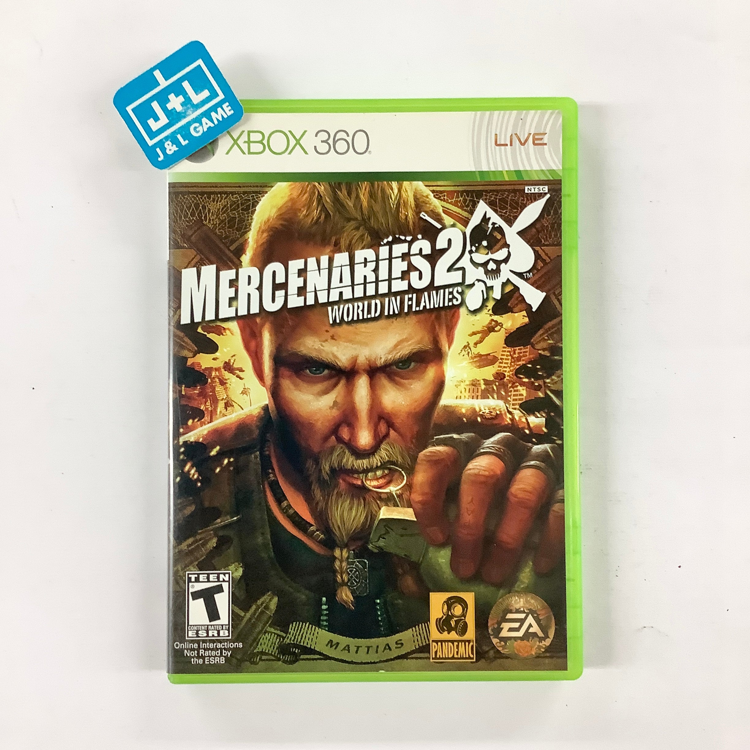 Mercenaries 2: World in Flames - Xbox 360 [Pre-Owned] Video Games Electronic Arts   