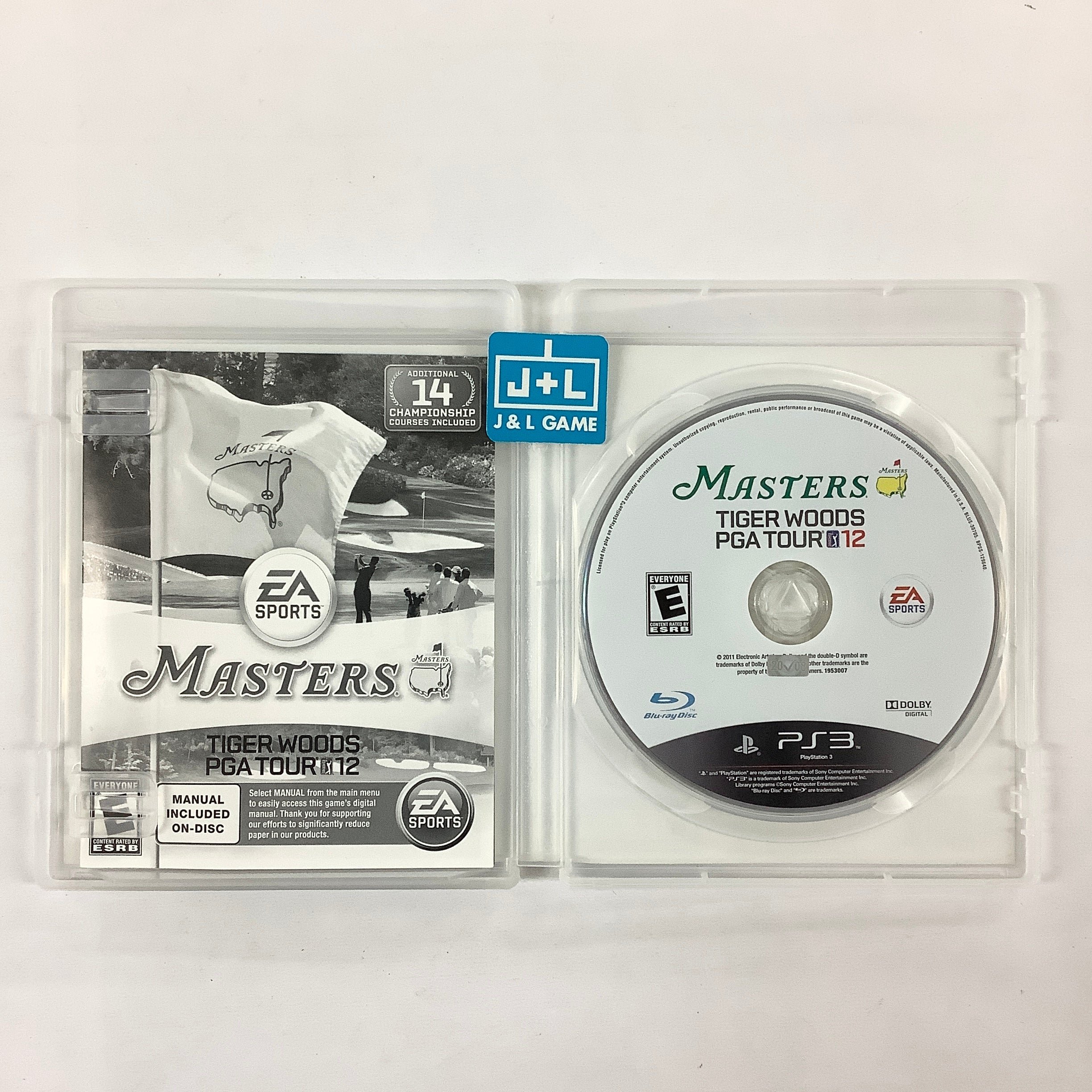 Tiger Woods PGA Tour 12: The Masters - (PS3) PlayStation 3 [Pre-Owned] Video Games Electronic Arts   