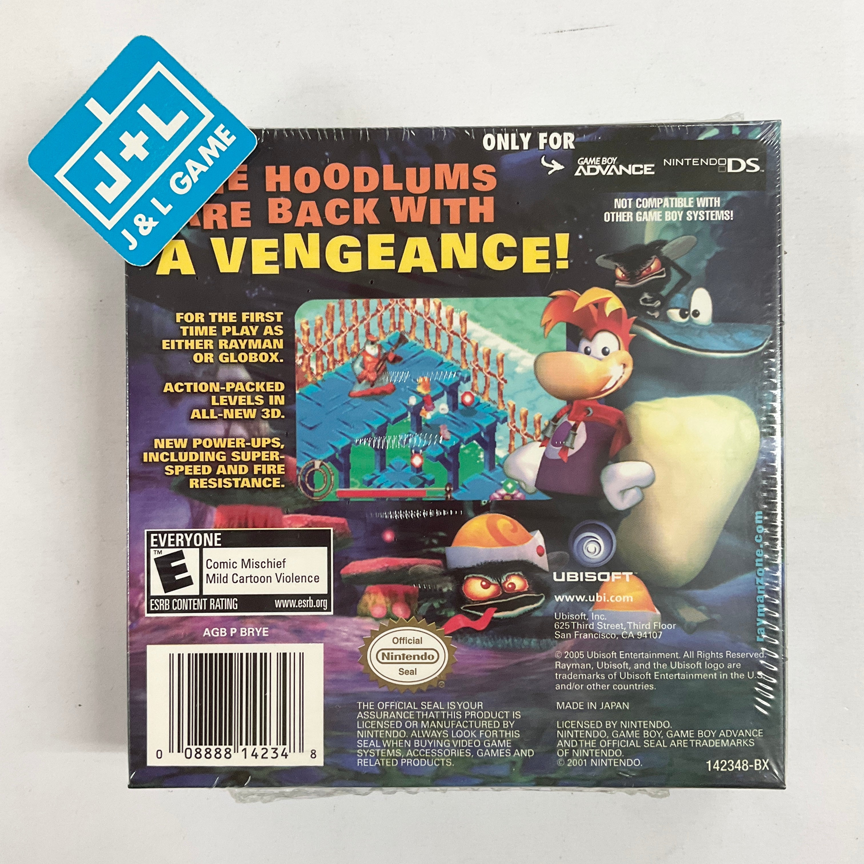 Rayman: Hoodlum's Revenge - (GBA) Game Boy Advance Video Games Ubisoft   