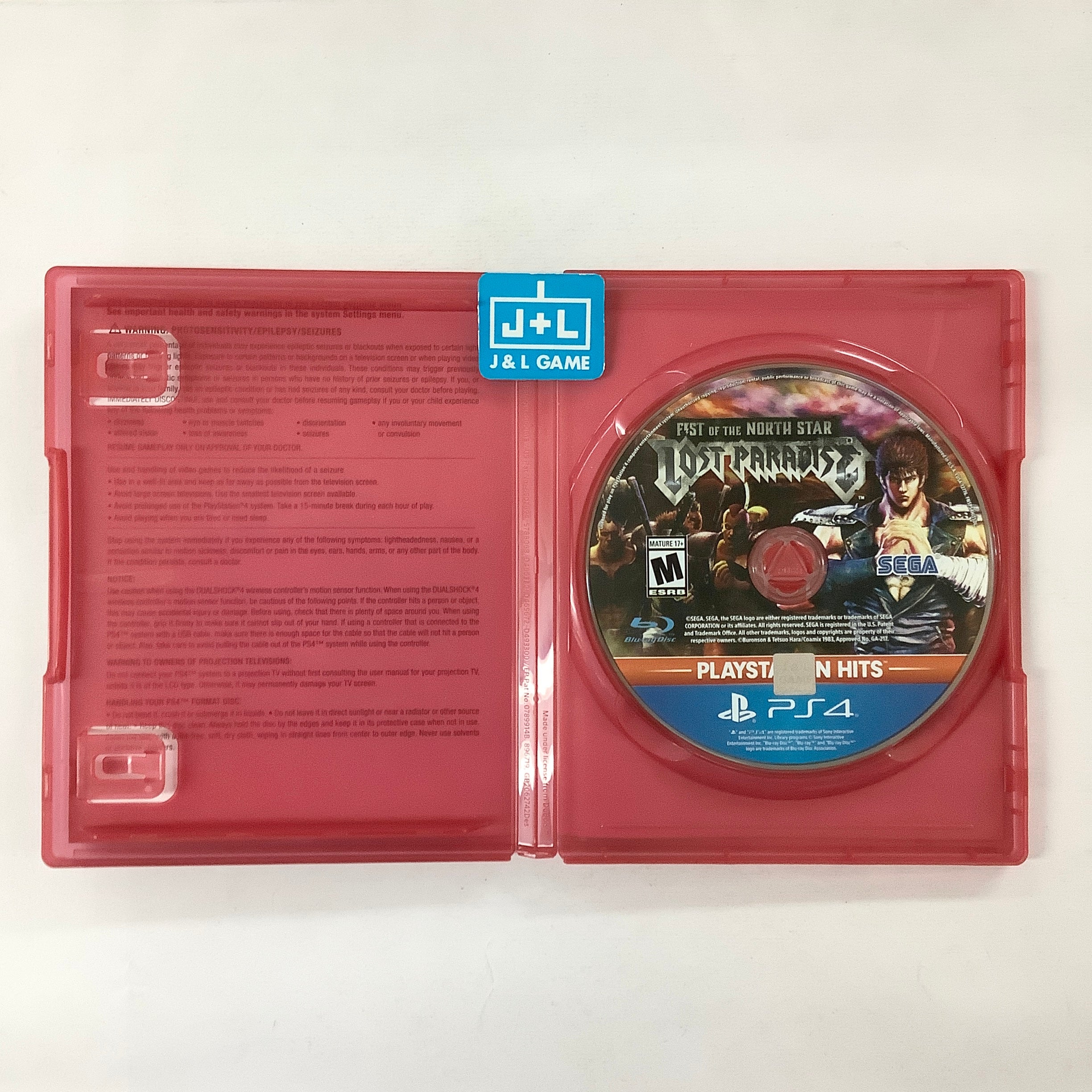 Fist of The North Star: Lost Paradise (PlayStation Hits) - (PS4) PlayStation 4 [Pre-Owned] Video Games SEGA   